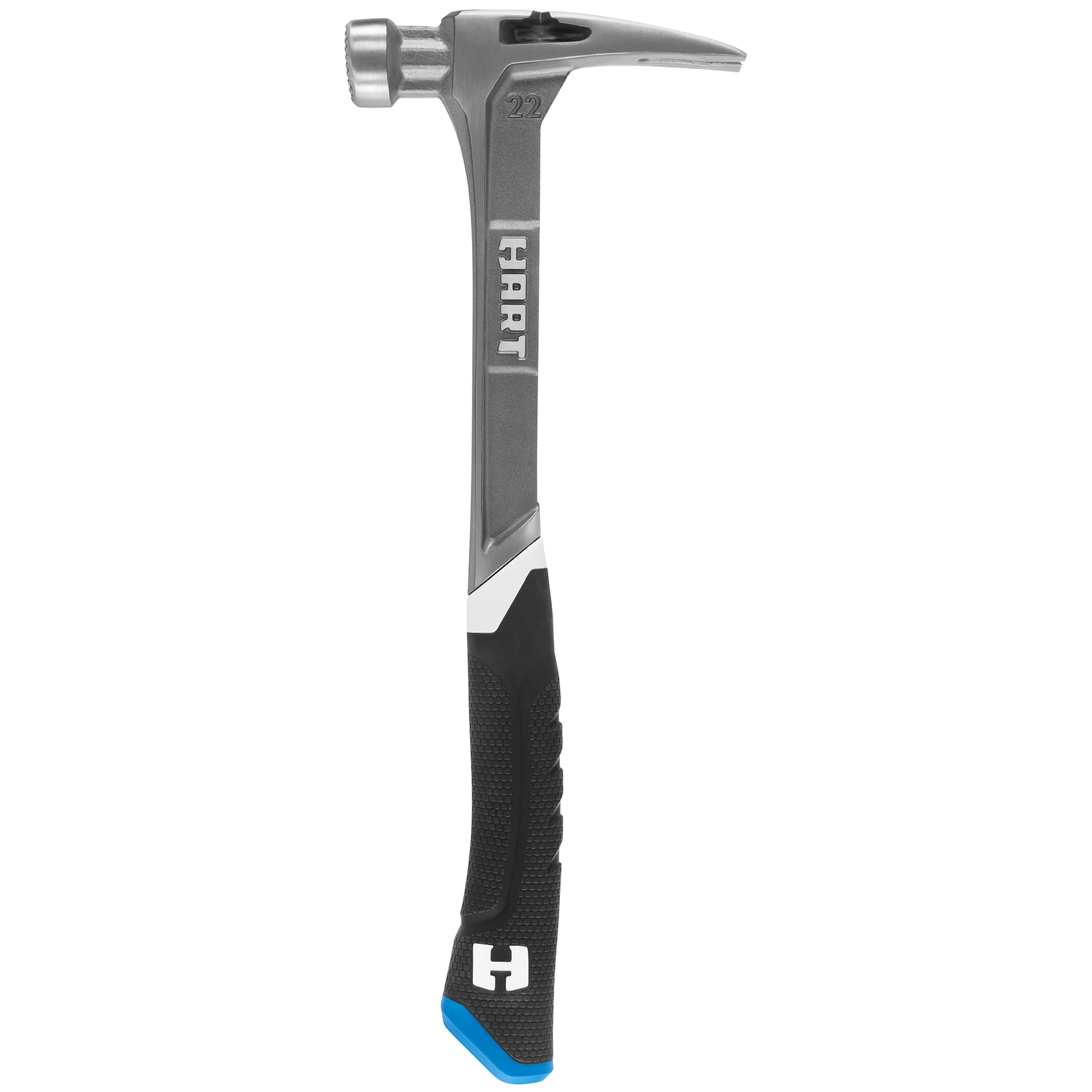 HART 22oz Steel Hammer, Rip Claw, Magnetic Nail Starter