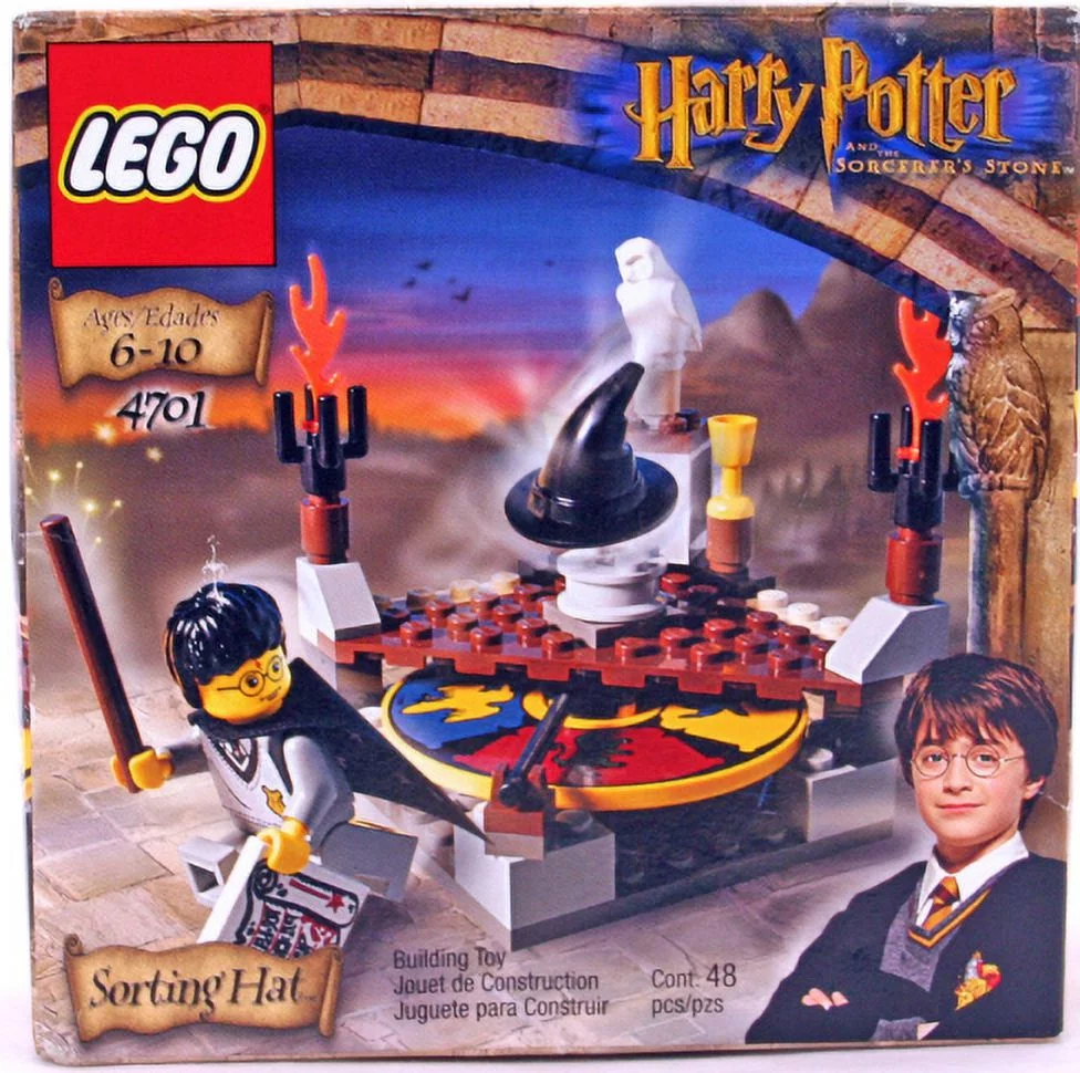 LEGO Harry Potter Sorting Hat 4701 New in sealed box. Expect some shelfwear due to age.