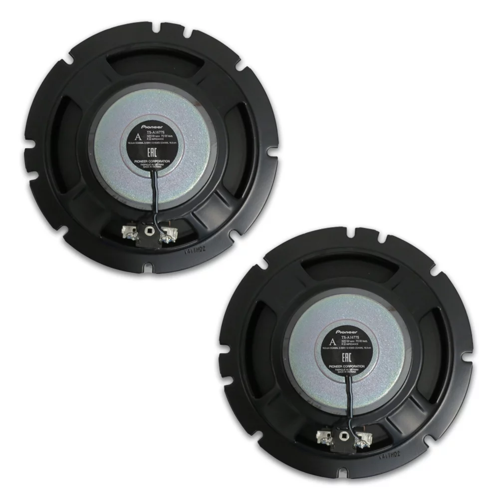 Pioneer 6.5 Inch 6.5″ 3-way Car Audio Coaxial Speakers (Pair) 320 Watts Max