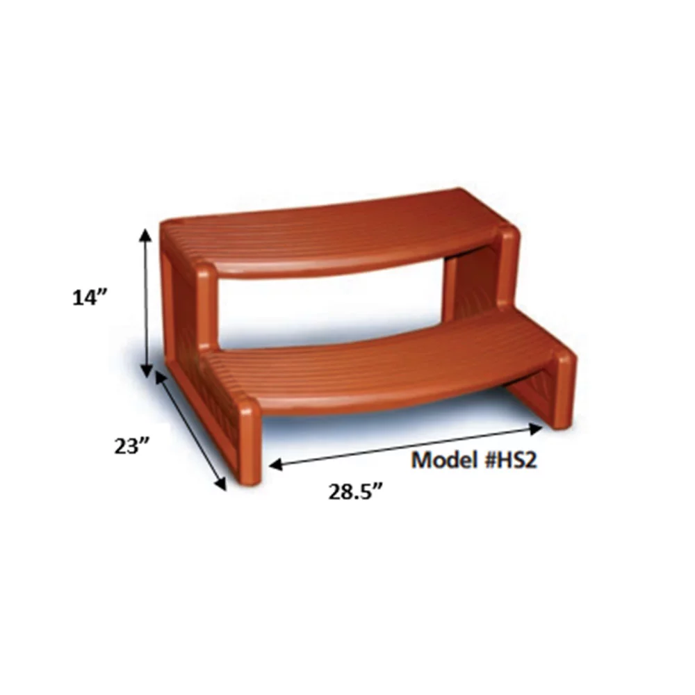 Confer Plastics Resin Multi Purpose Spa and Hot Tub Handi-Step Steps, Espresso