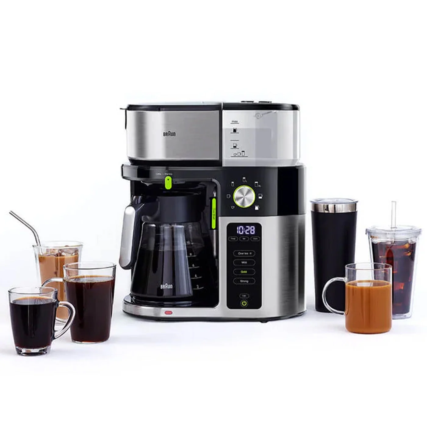 Restored Braun MultiServe Drip Coffee Maker, Black – KF9050 (Refurbished)