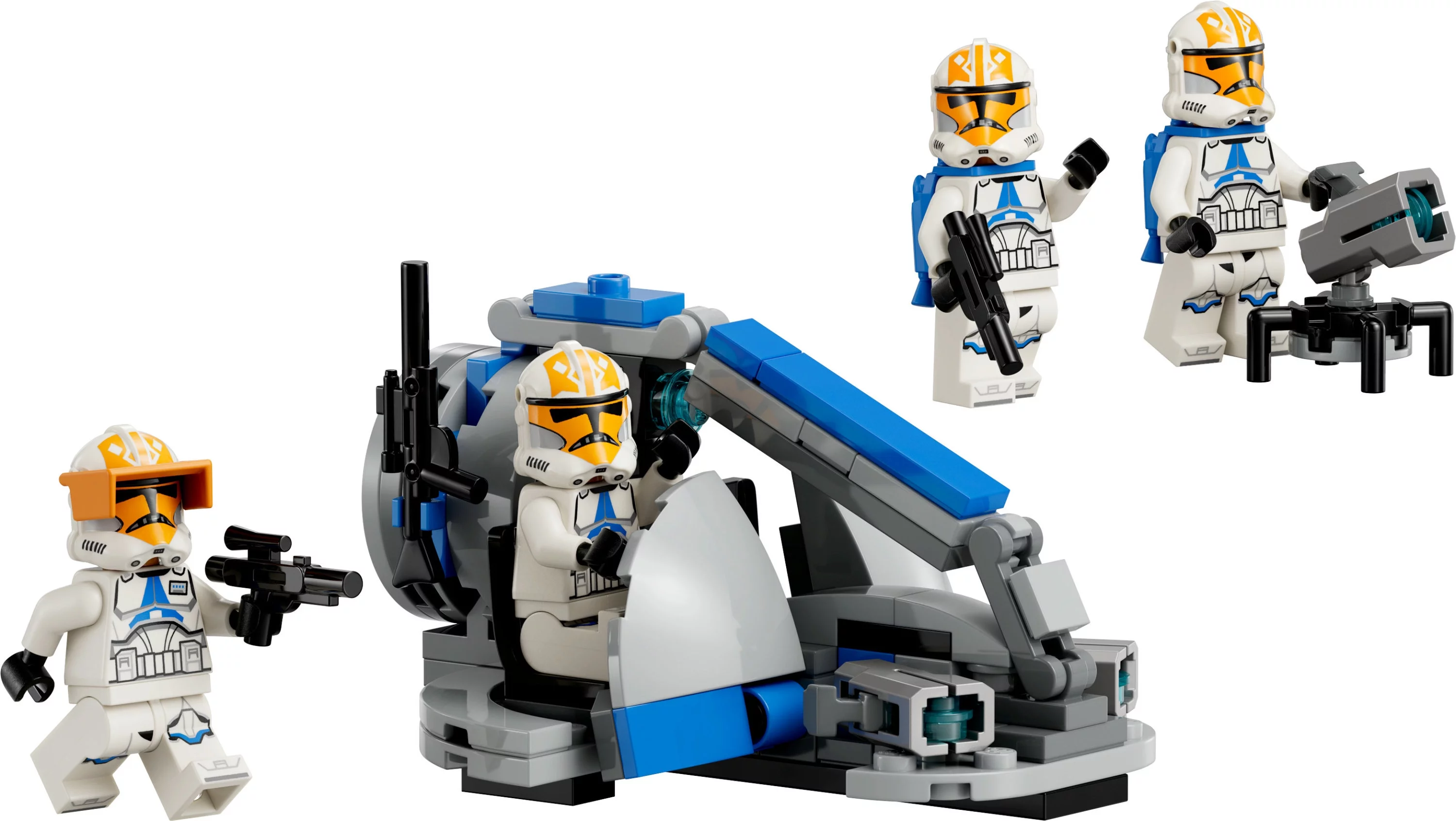 LEGO Star Wars 332nd Ahsoka’s Clone Trooper Battle Pack 75359 Building Toy Set with 4 Star Wars Figures Including Clone Captain Vaughn, Star Wars Toy for Kids Ages 6-8 or any Fan of The Clone Wars