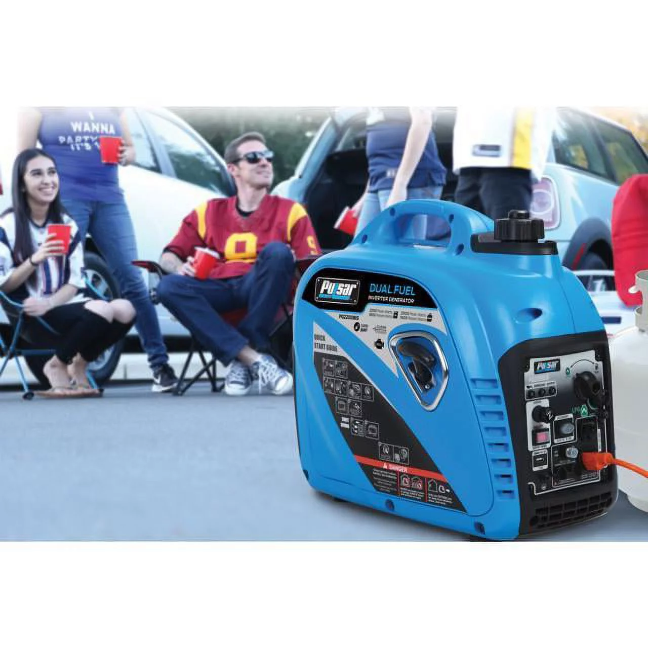 Pulsar  2200W Portable Dual Fuel Quiet Inverter Generator