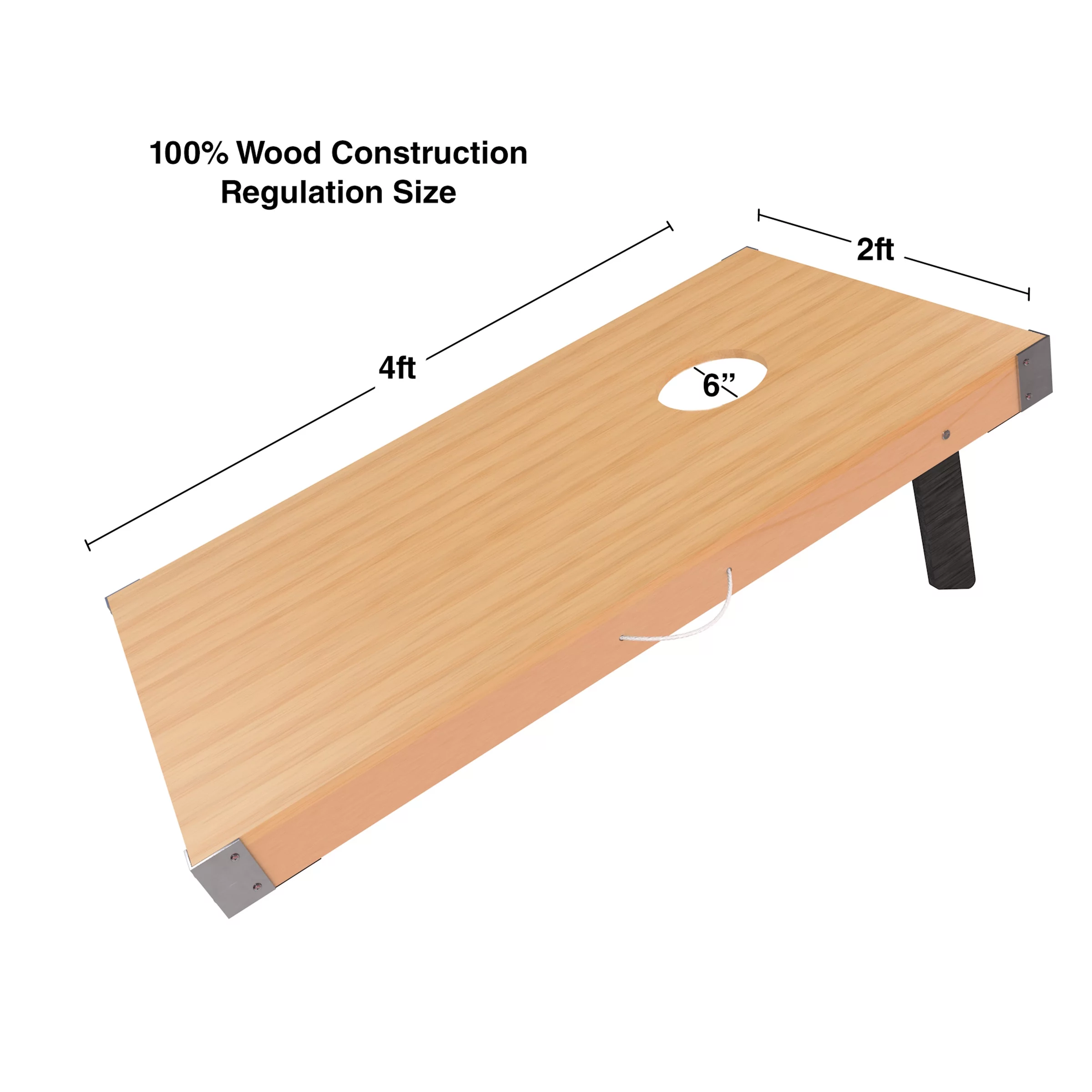 Trademark Games Regulation Sized Outdoor Cornhole Boards and Bags