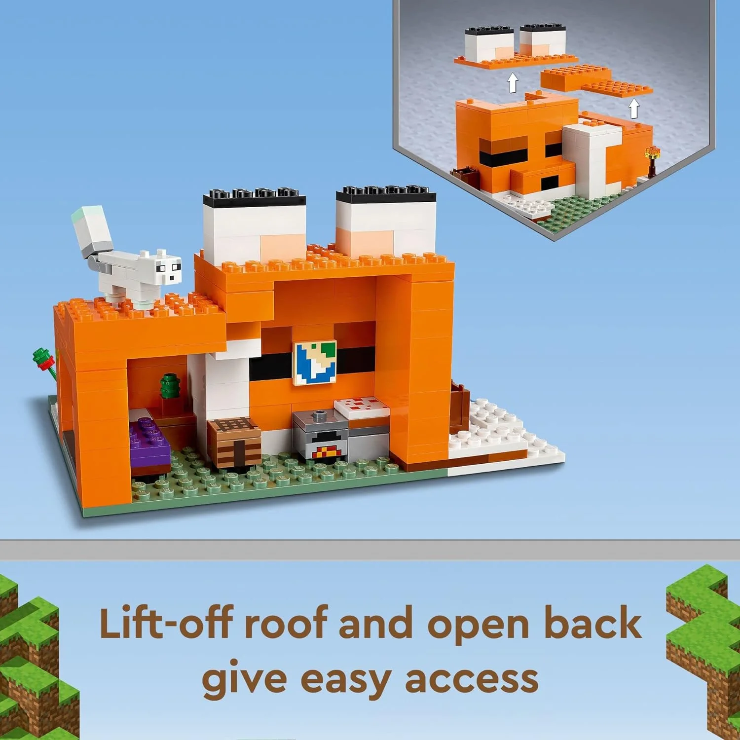 Lego Minecraft The Fox Lodge House 21178