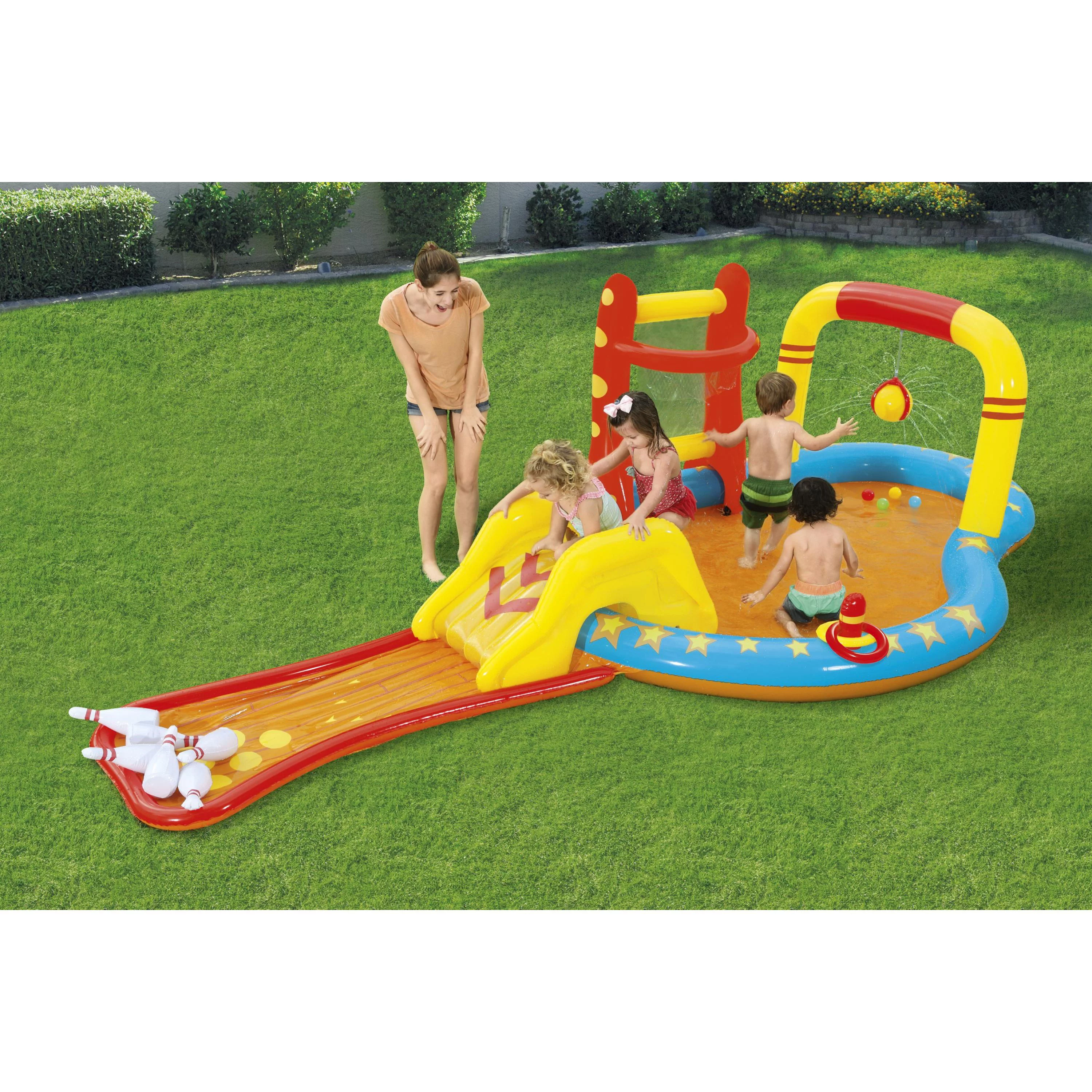 H2OGO! Lil’ Champ Outdoor Multicolor Play Pool Center, Ages 2+