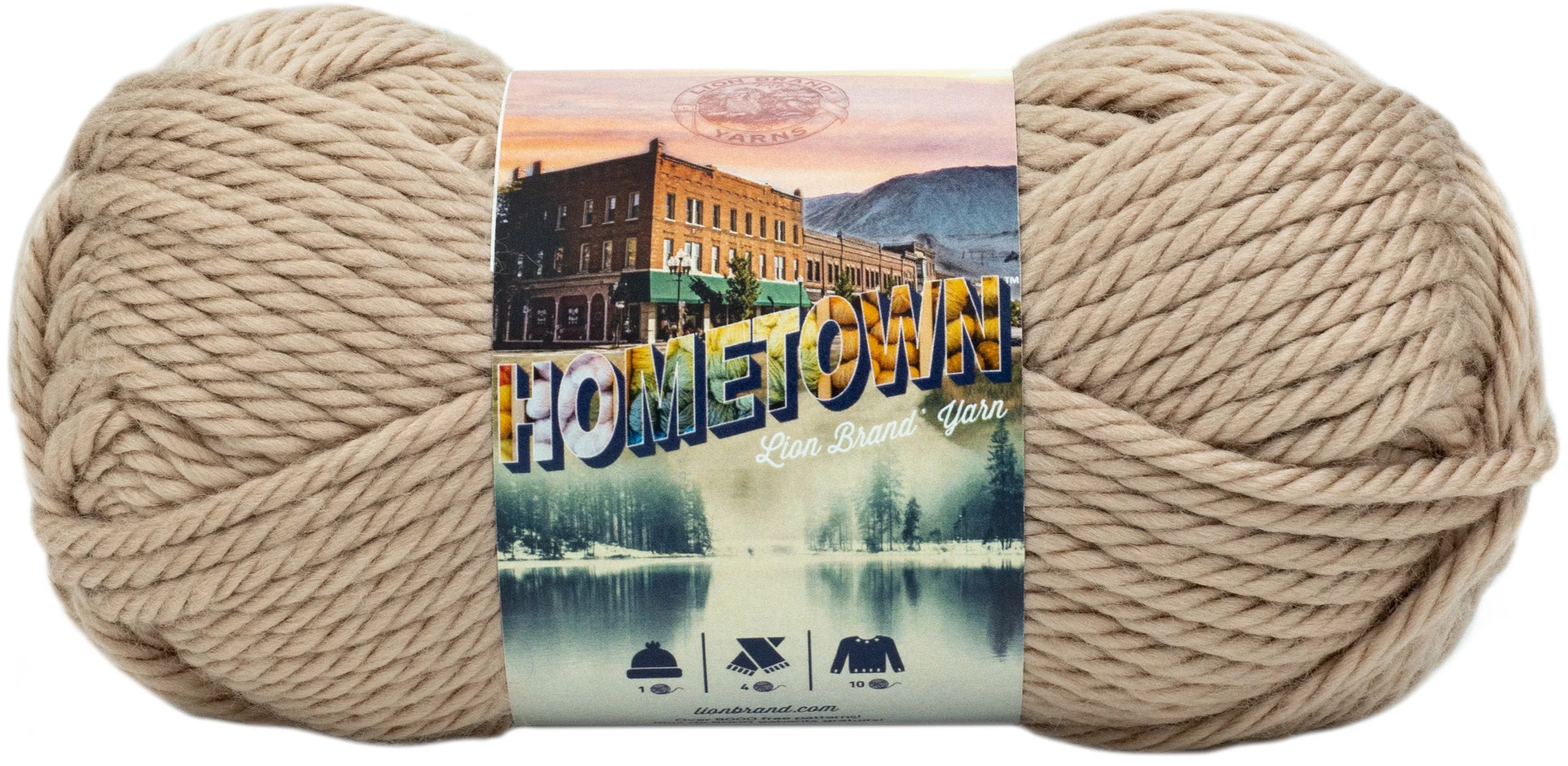 Lion Brand Yarns Hometown USA Acrylic Tampa Size Classic Bulky Yarn, 1 Each