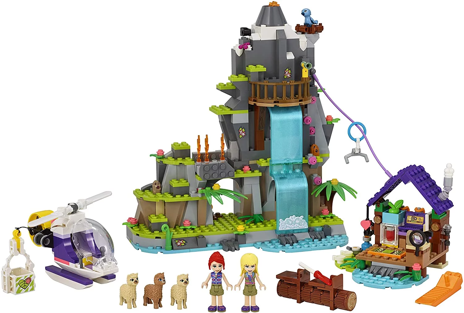 LEGO Friends Alpaca Mountain Jungle Rescue Exciting Building Toy for Creative Fun 41432 Shop all LEGO