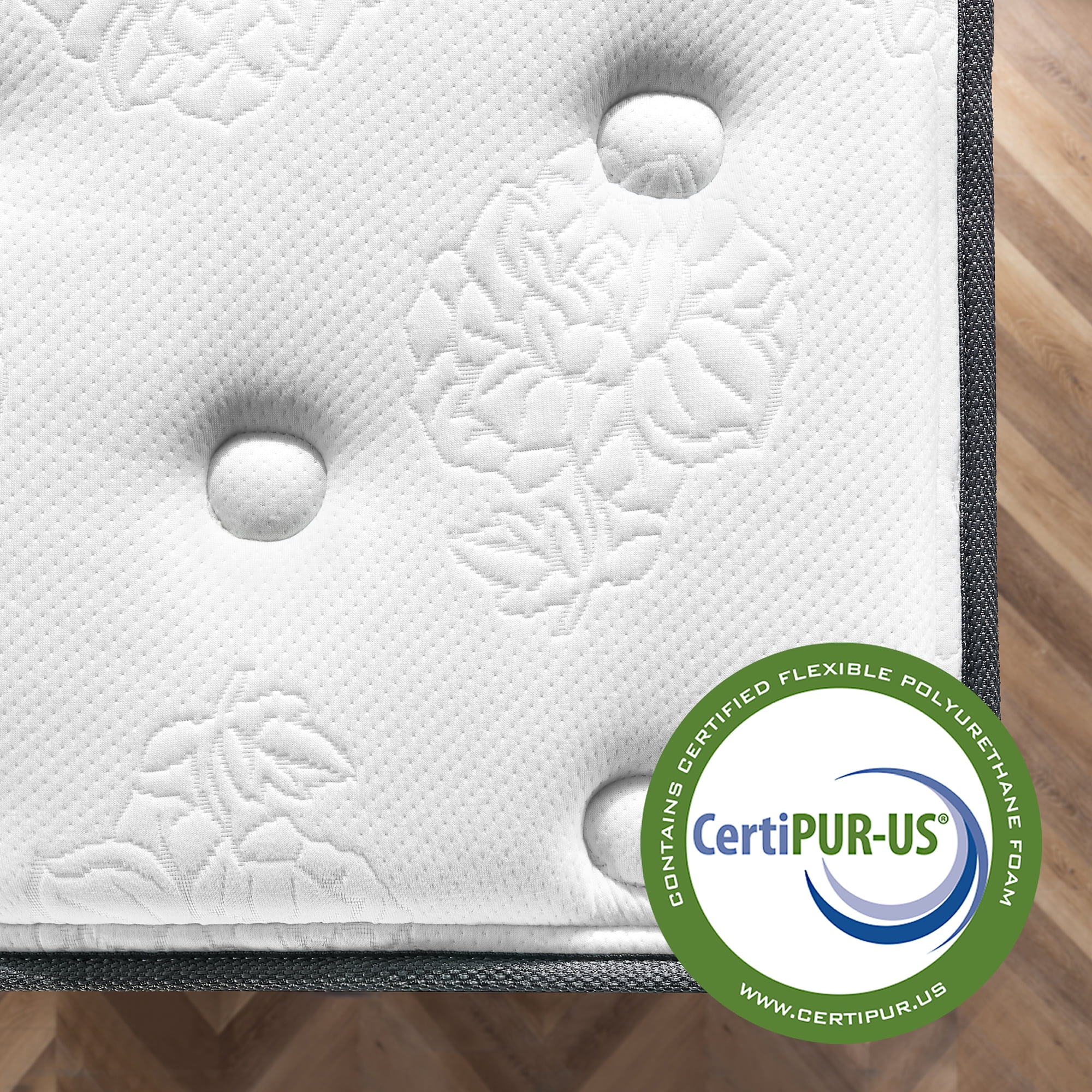 Zinus Comfort Support 12″ Hybrid Mattress, Cooling Gel Memory Foam Pocket Spring, King