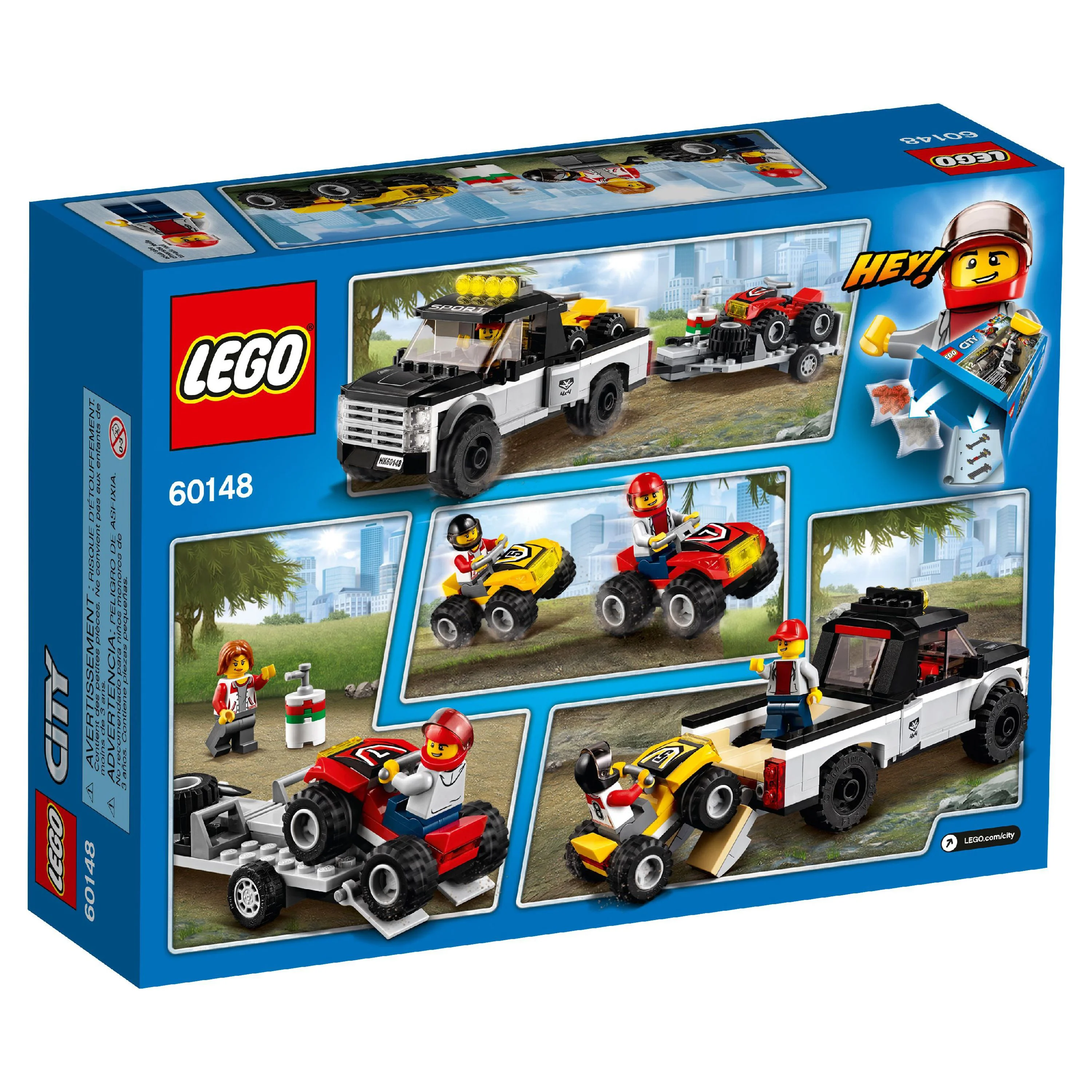 LEGO 6174483 City ATV Race Team 60148 Best Toy