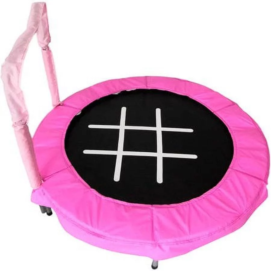 Jumpking 48 Inch Indoor Outdoor Fun Tic Tac Toe Bouncer For Kids In Pink