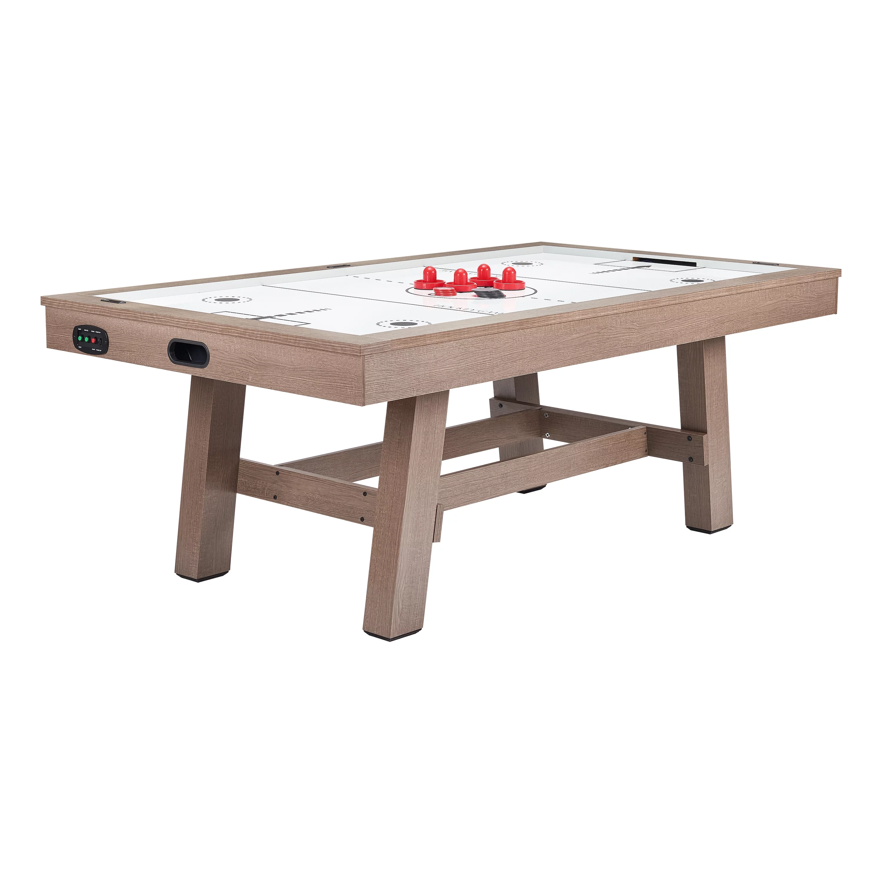 Airzone Premium Air Hockey Table with High End Blower, 84″, Wood Finish