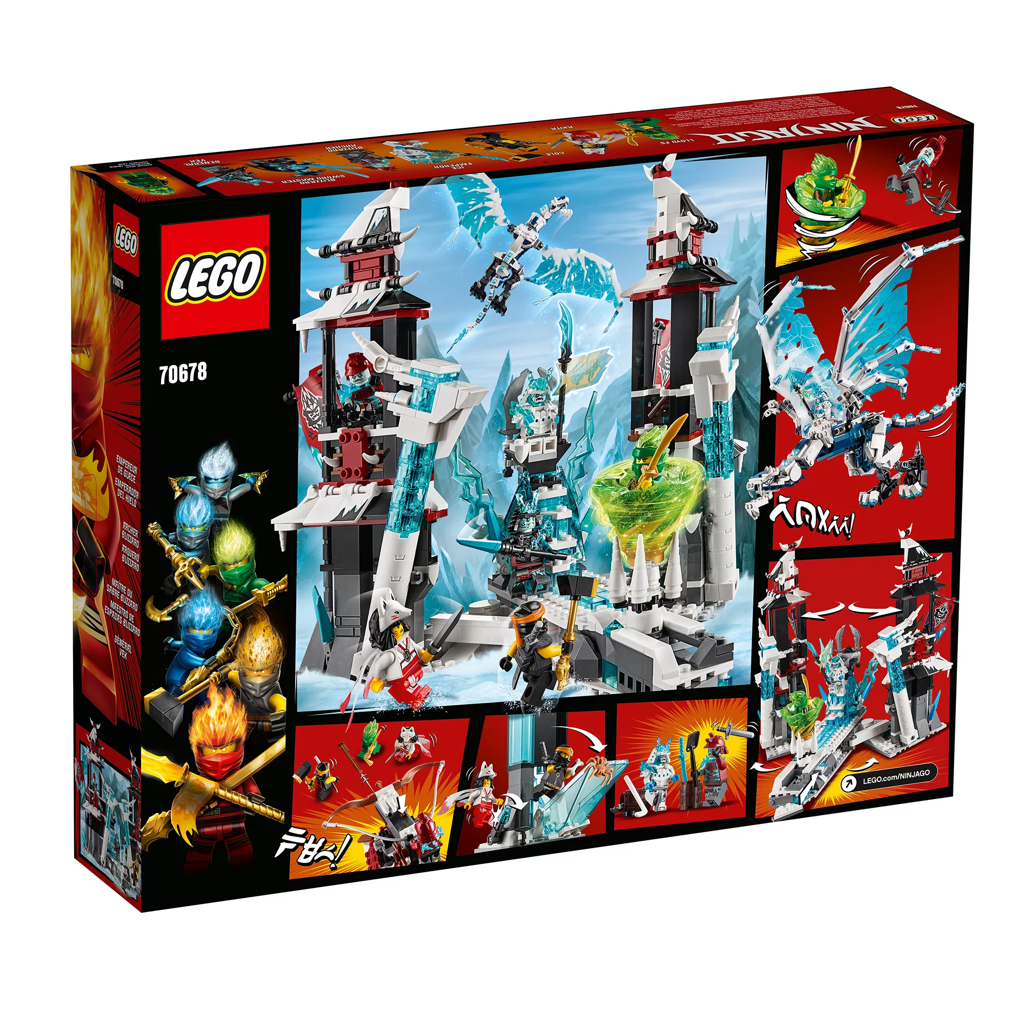 LEGO 70678 NINJAGO Castle of the Forsaken Emperors Building Kit (1,218 Pieces)