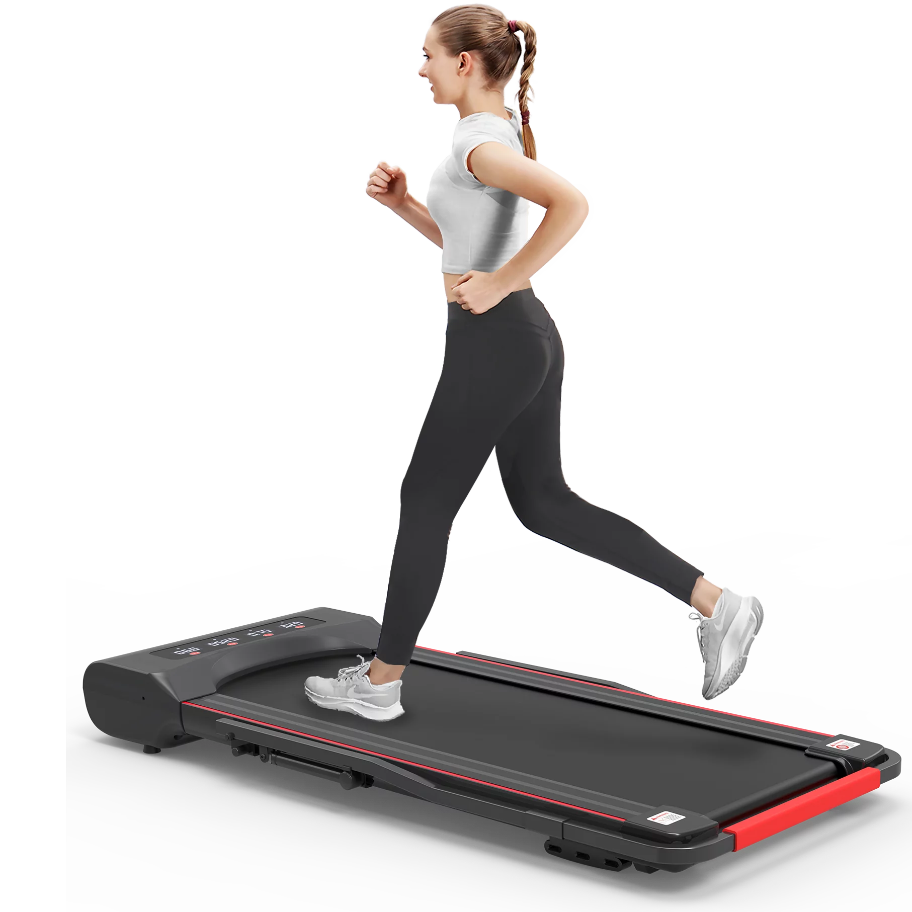 Clearance! Under Desk Treadmill 2 in 1 Walking Machine, Portable, Folding, Electric, Motorized, Walking and Jogging Machine with Remote Control for Home and Office Workout