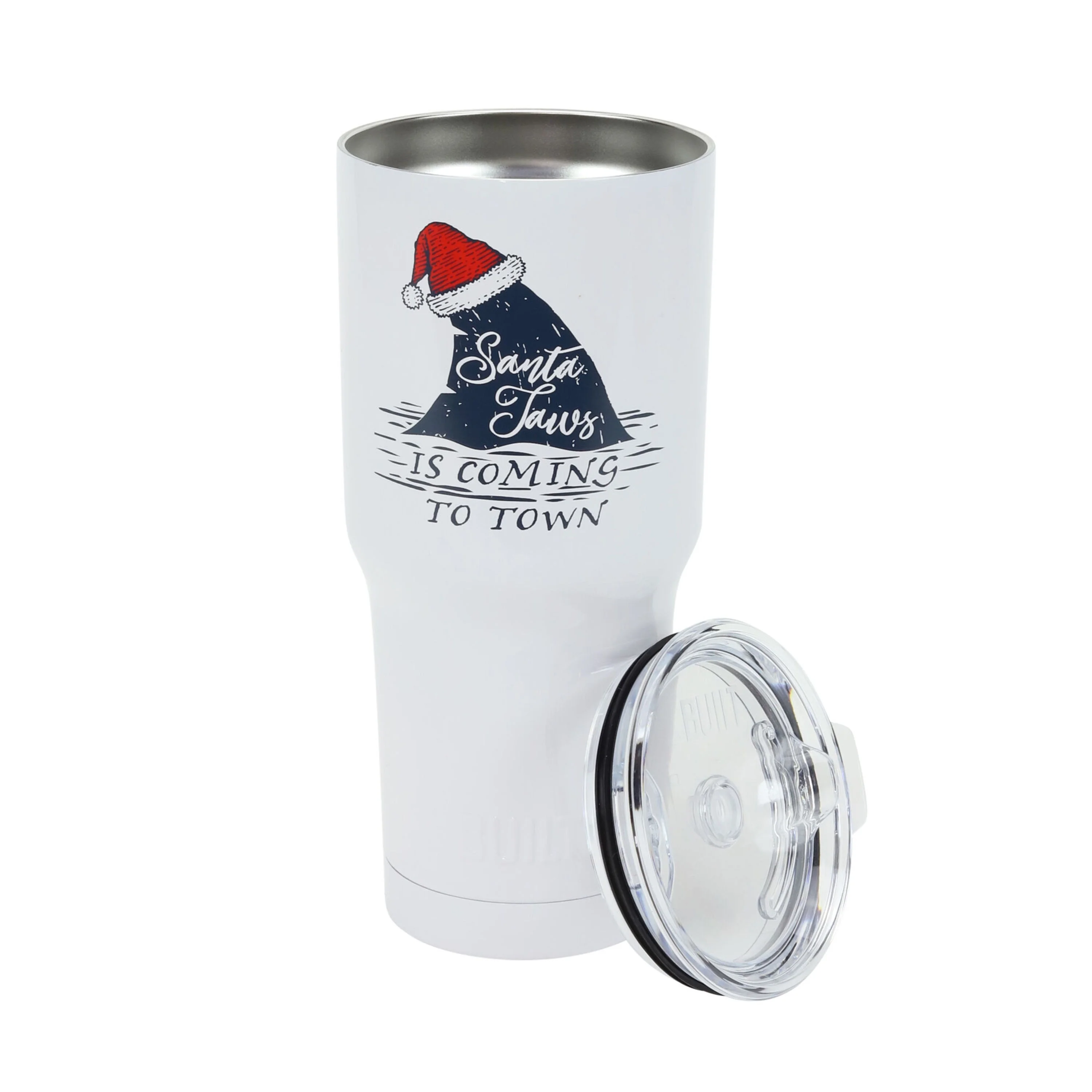 Built Holiday Tumbler 30oz Stainless Steel White