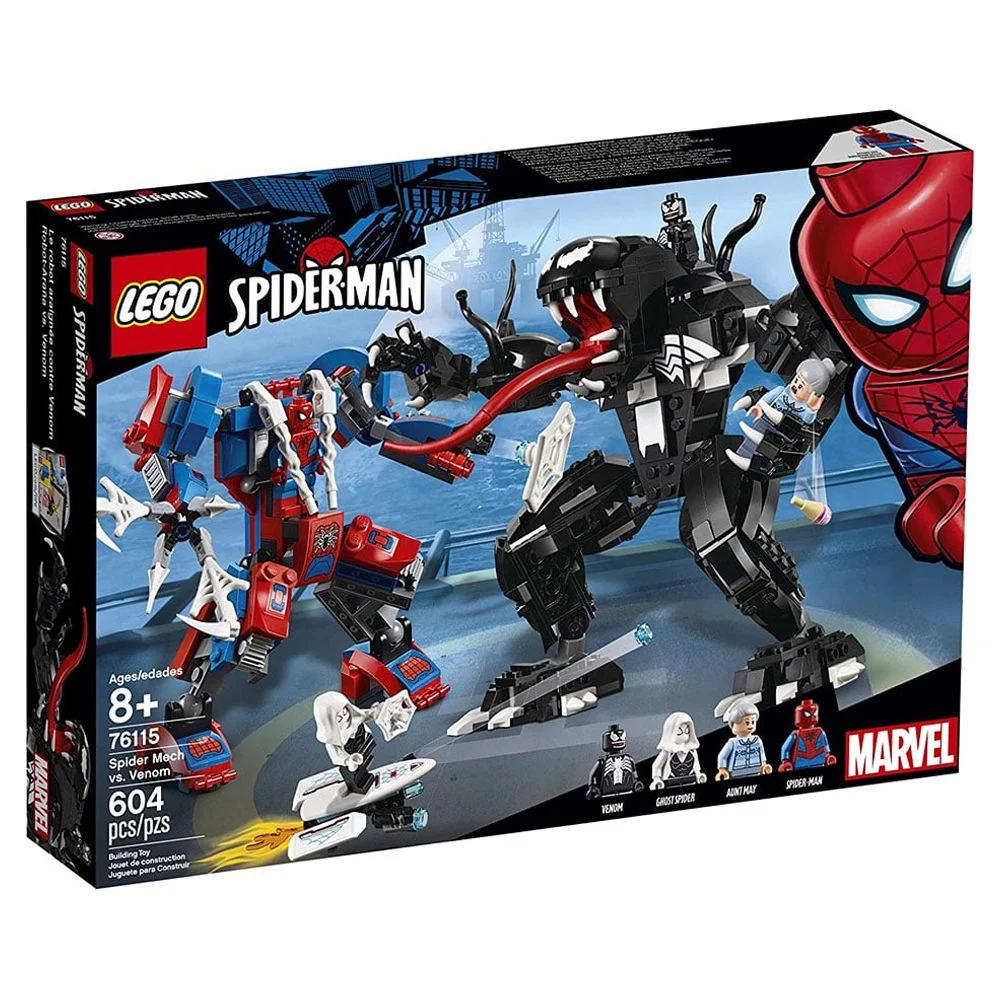 LEGO Super Heroes Marvel Spider Mech Vs. Venom 76115 Building Kit