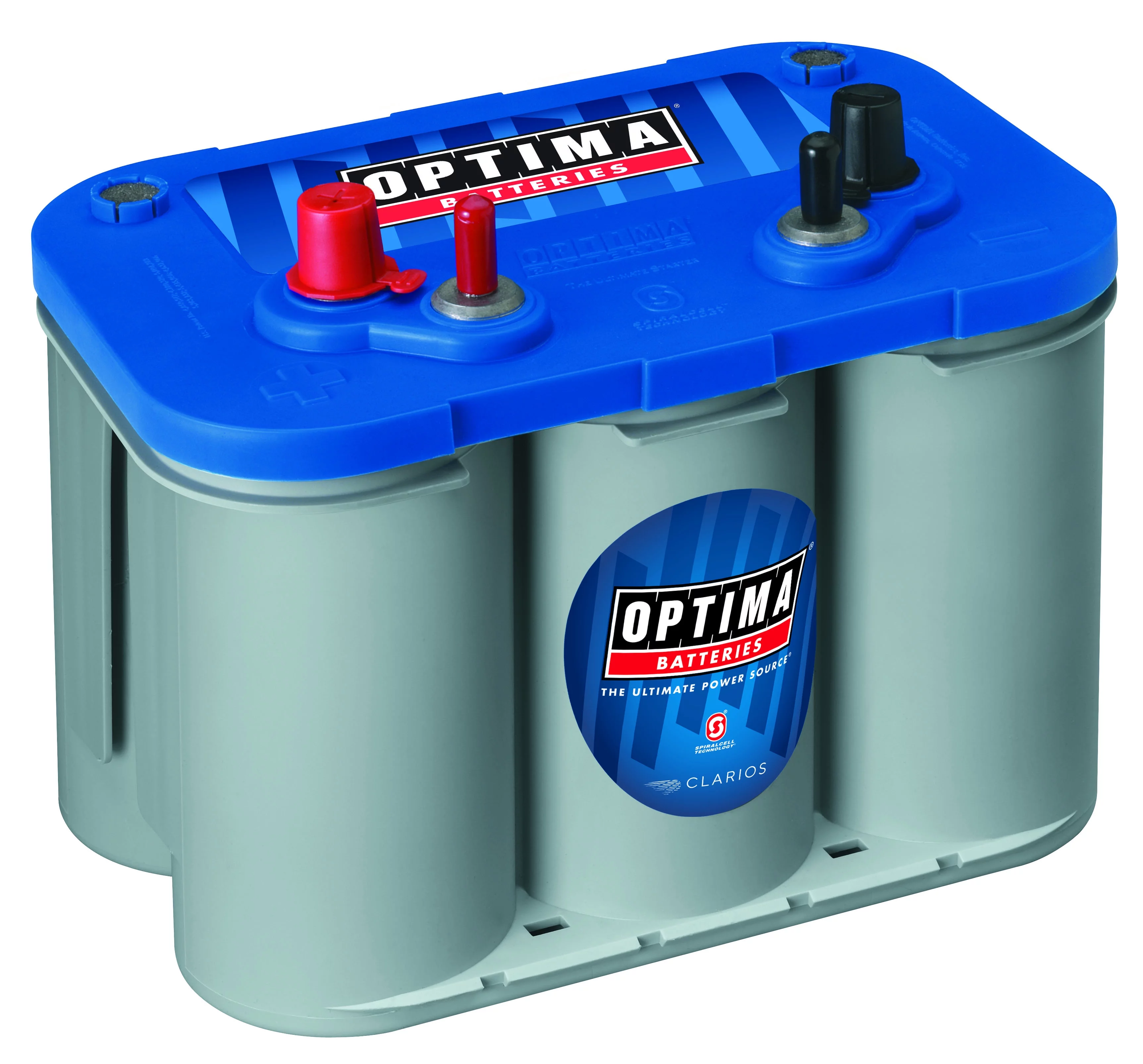 OPTIMA BlueTop AGM Spiralcell Marine Battery, Group Size D34, 12 Volt 750 CCA