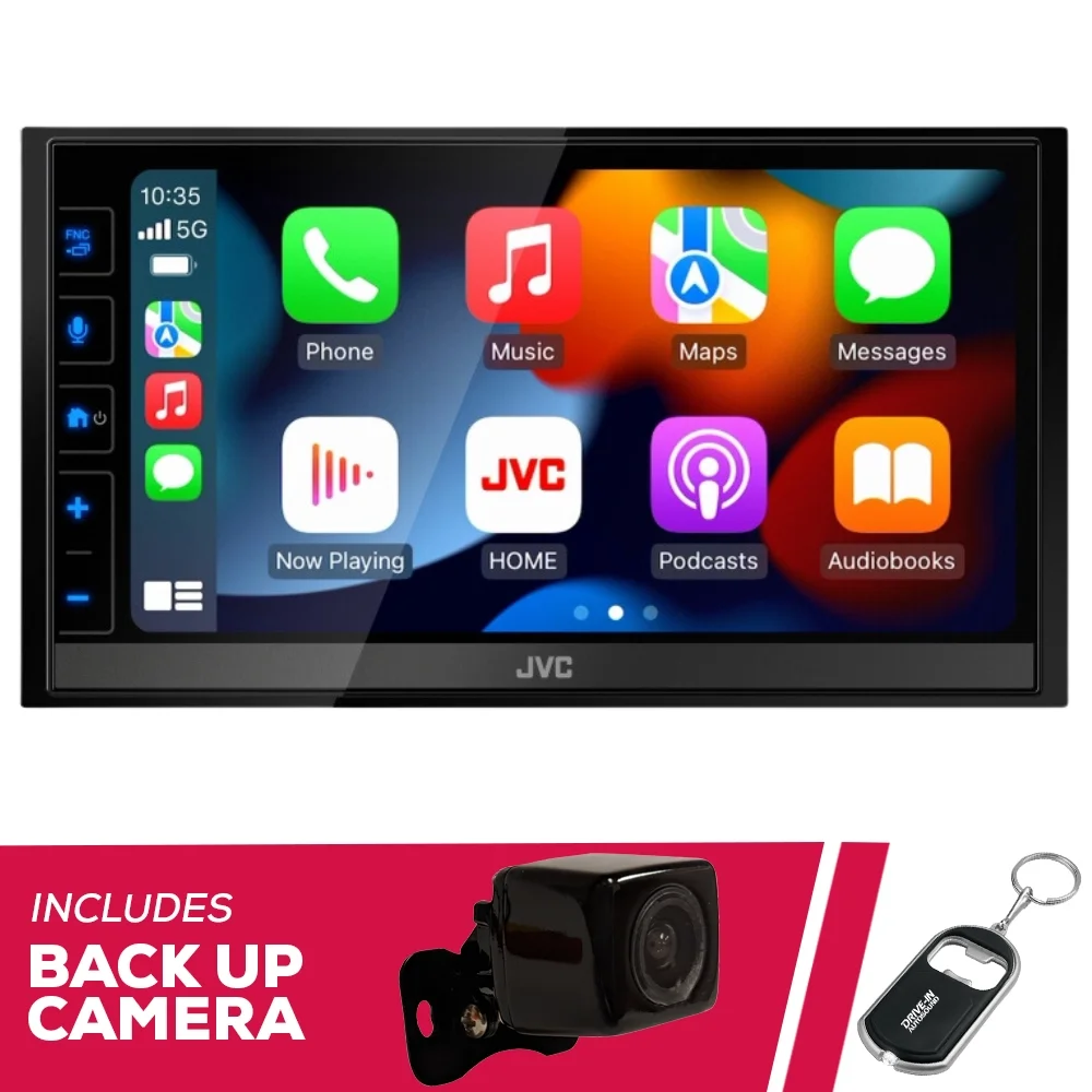 New JVC KW-M780BT 6.8″ Double-DIN Digital Multimedia Receiver with Backup Camera