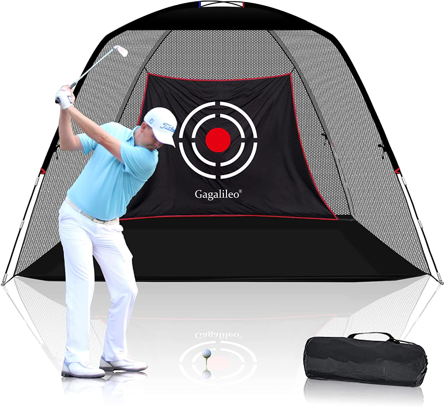 GALILEO Golf Net Golf Hitting Nets Training Aids Practice Nets for Backyard Driving Range Chipping with Target Carry Bag for Indoor Outdoor Sports