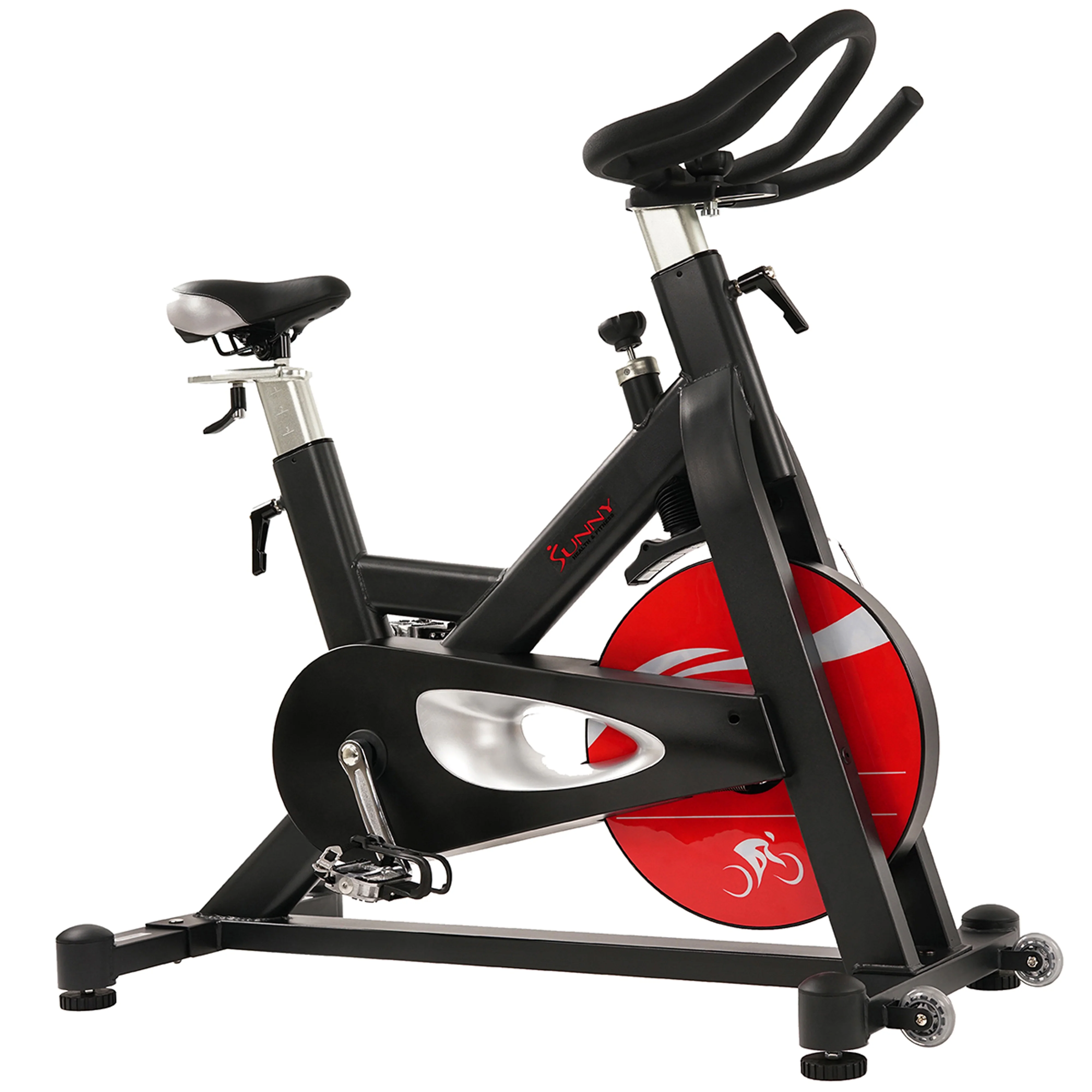 Sunny Health & Fitness Evolution Pro Magnetic Indoor Cycling Exercise Bike, High Weight Capacity, Heavy Flywheel, SF-B1714