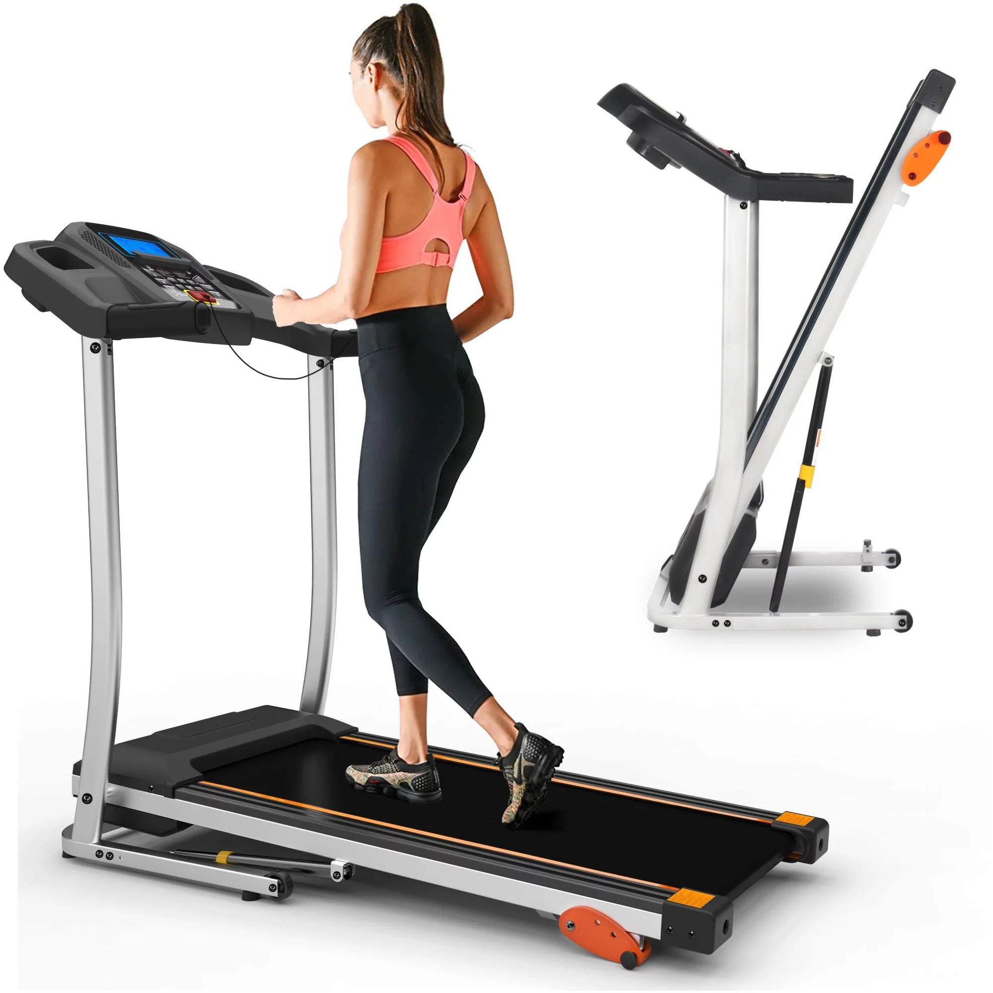 Zechuan Treadmill with Incline and 220lb Capacity, 2.5 Hp. Folding Treadmill for Home with 3 Level Incline