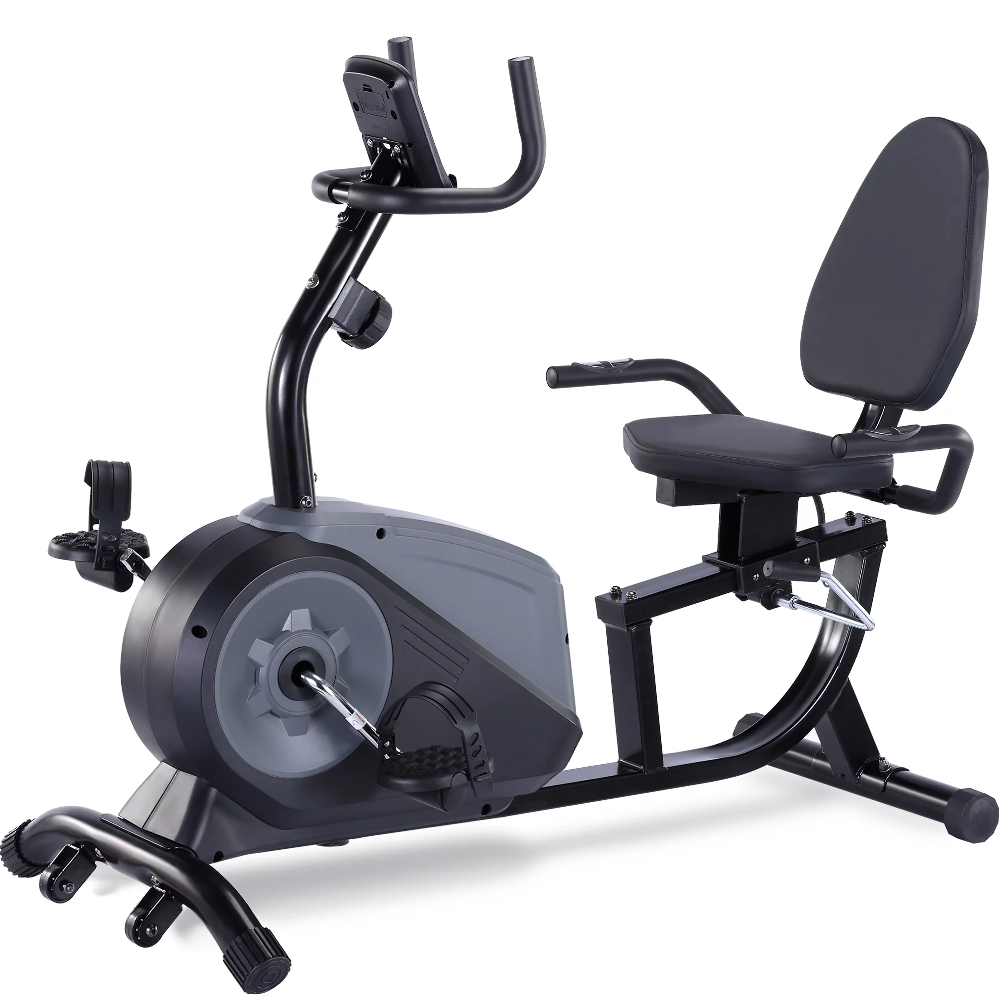 ECHANFIT Recumbent Exercise Bike Cardio Fitness for Seniors Adults with 16 Levels Magnetic Resistance 350 lbs