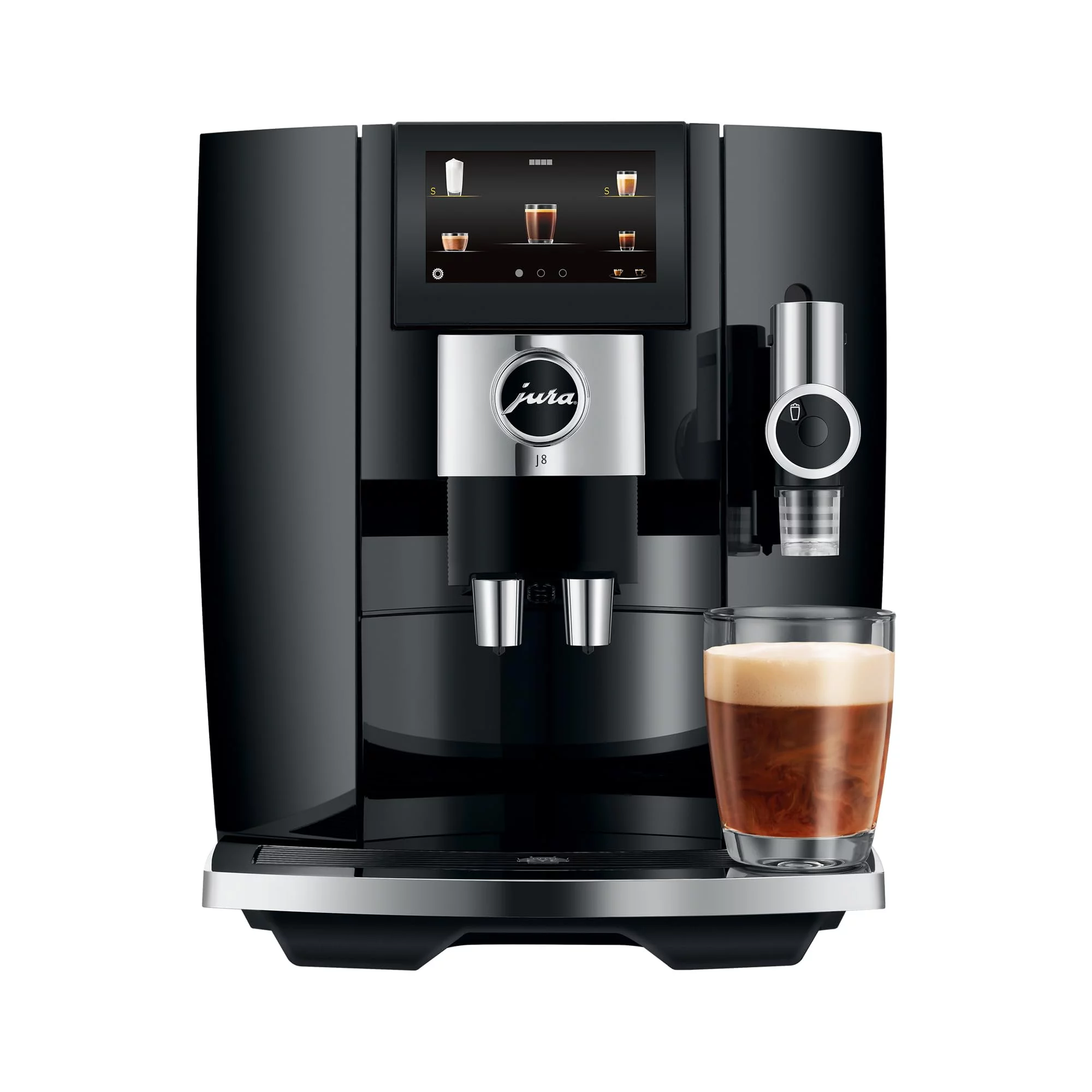 Jura J8 Coffee Machine with Unique Sweet Foam Function and Cutting Edge Technology (Midnight Silver)