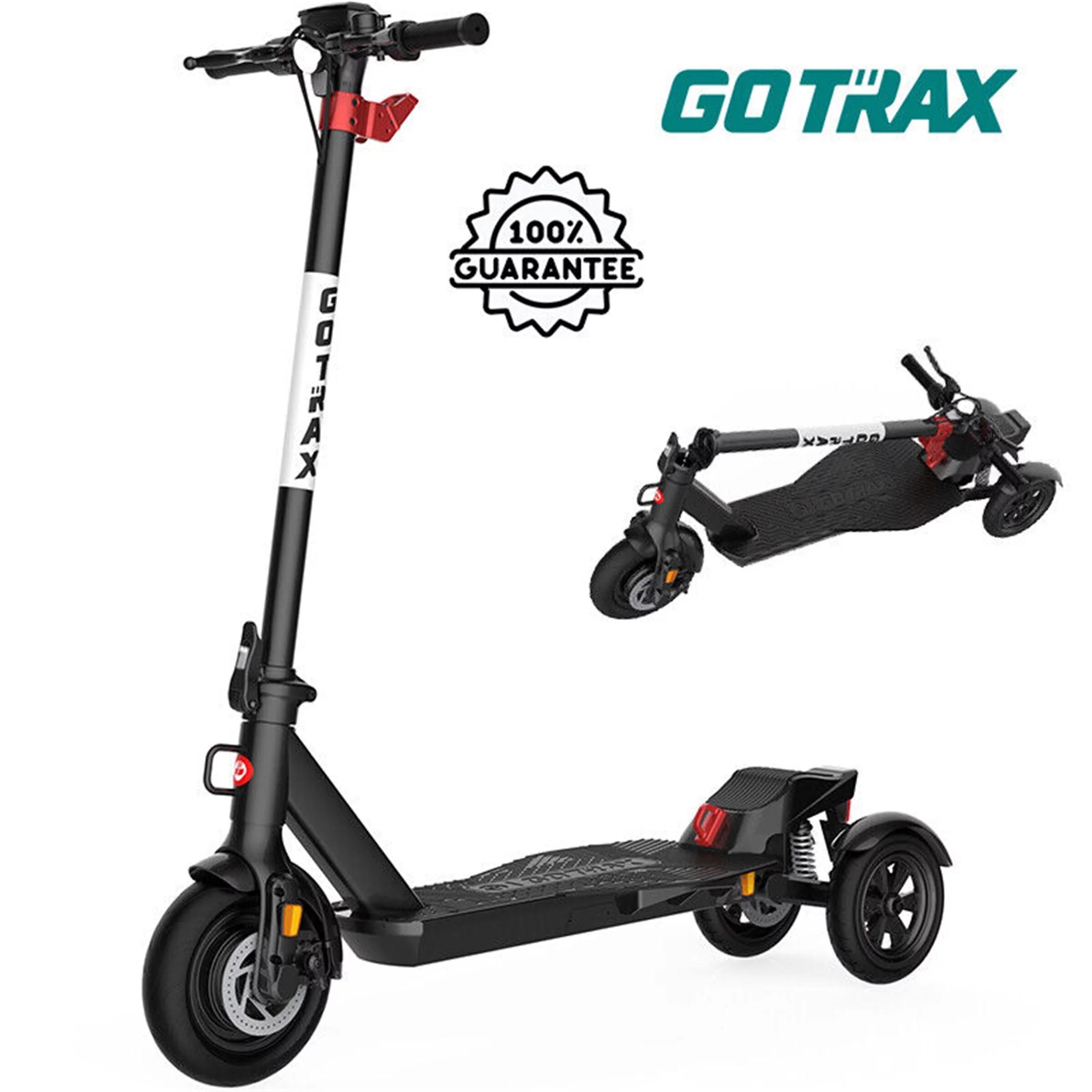 GOTRAX G Pro Electric Scooter Adults – 3 Wheels Folding Scooter for Commuters – 15.5mph, 24 mile