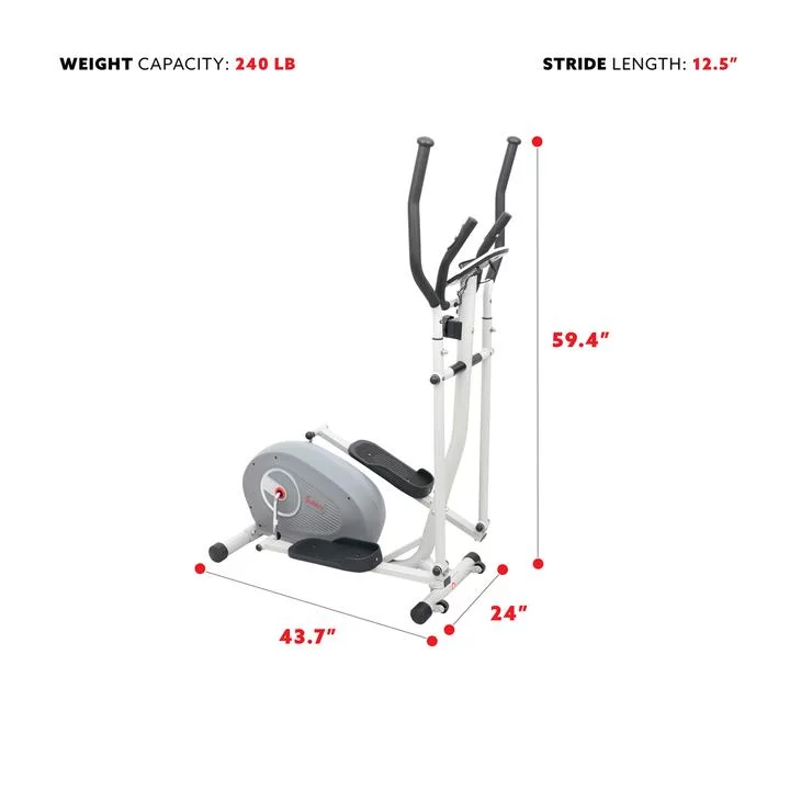 Sunny Health & Fitness Magnetic Elliptical Trainer – SF-E3955