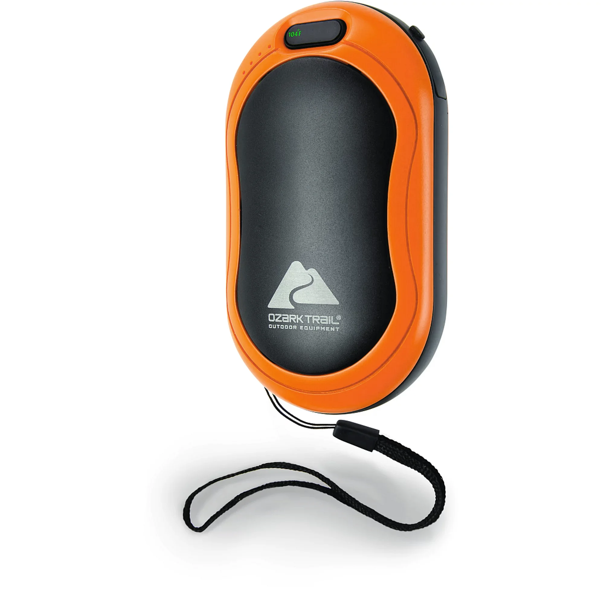 Ozark Trail 5200mAh Orange Rechargeable Portable 3 Temp Hand Warmer for Camping