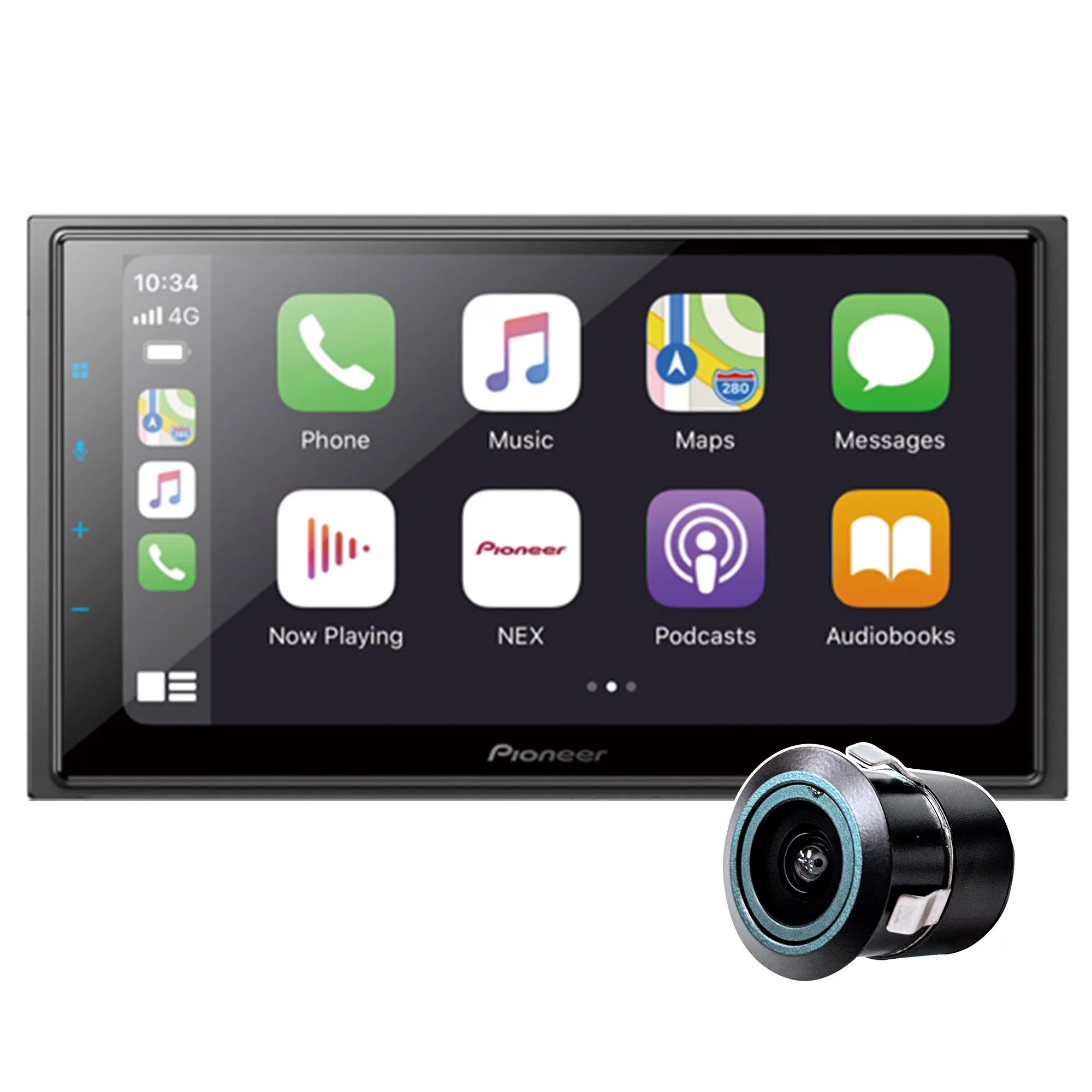 New Pioneer DMH-W4660NEX 6.8″ Mechless Digital Media Receiver & Bullet Backup Cam