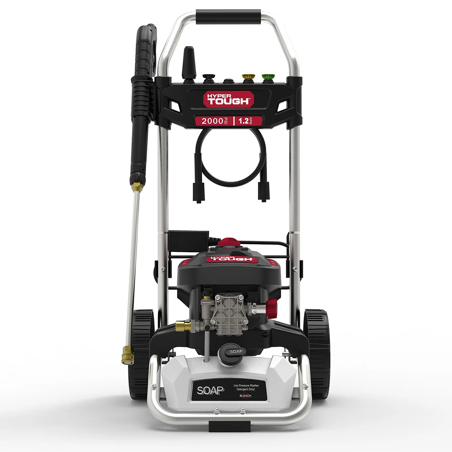 Hyper Tough 2000 PSI at 1.2 GPM  120 V 60HZ 1800W Electric Powered  Cold Water Pressure Washer