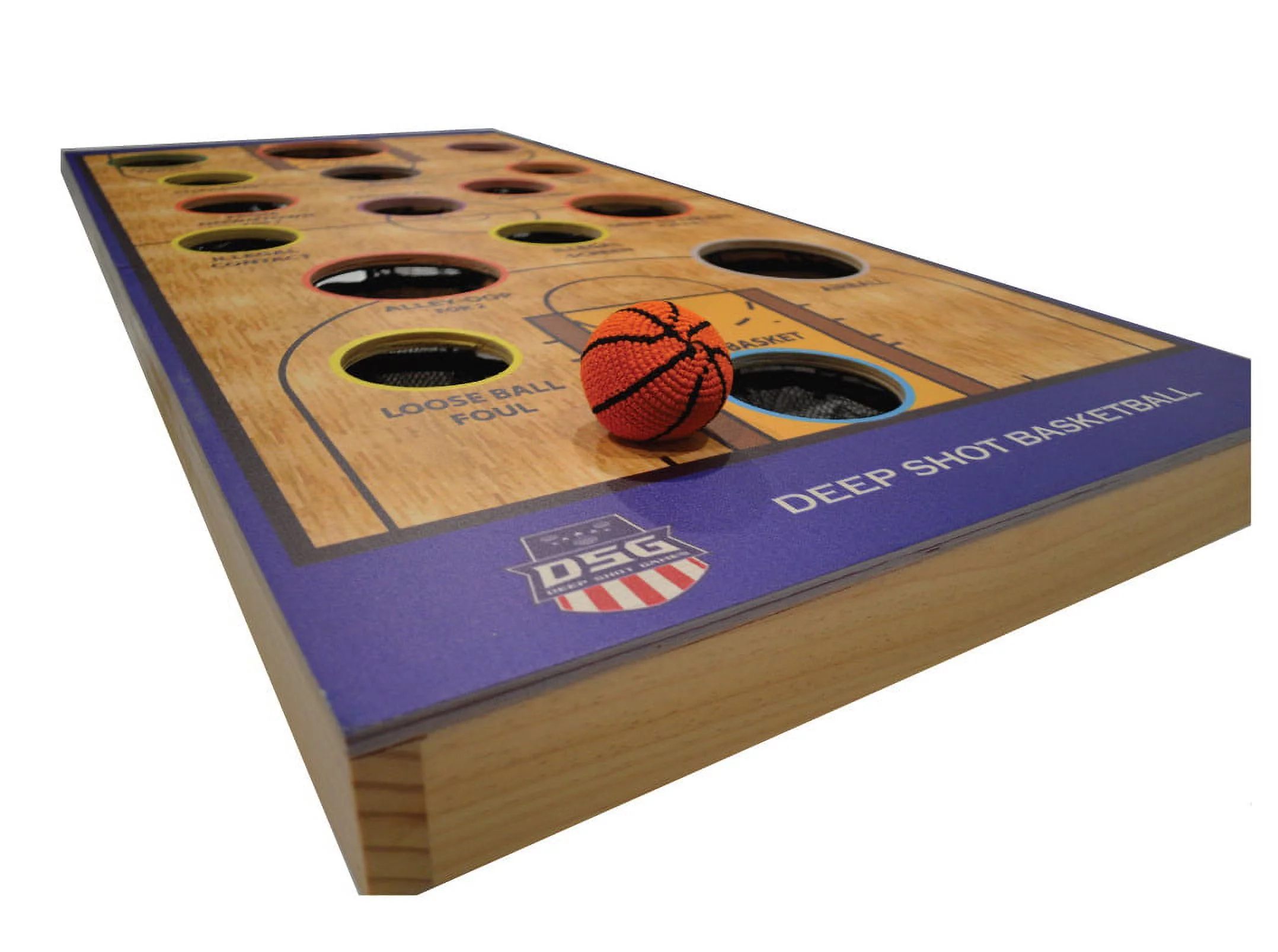 Basketball bean bag toss game