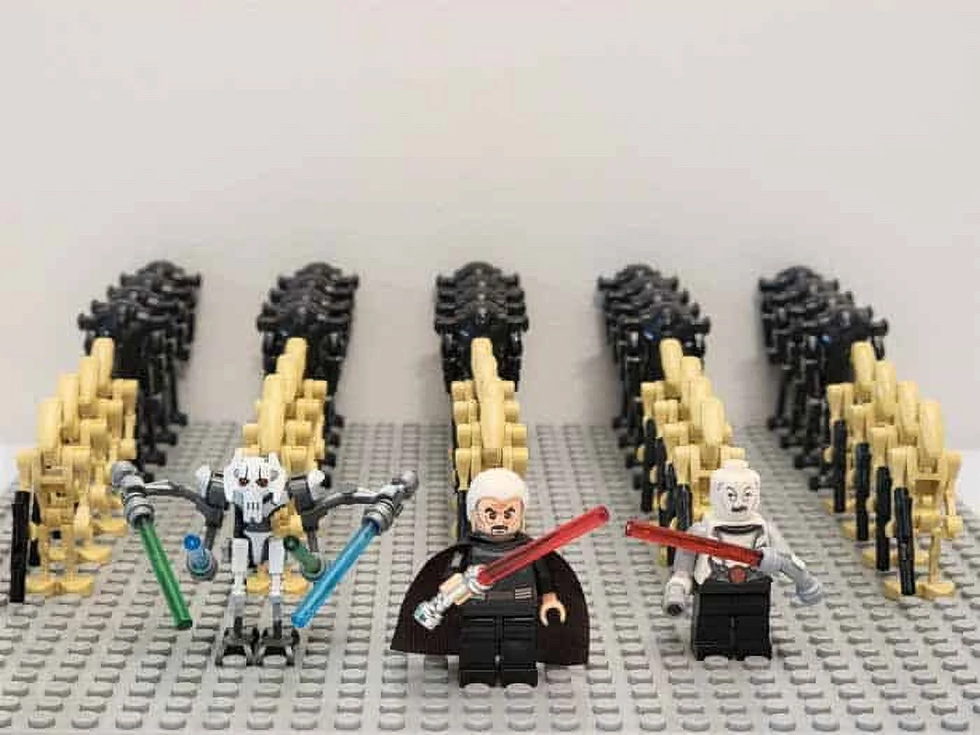 Star Wars Mandalorian Clone Wars Battle 66 Minifigures Army General Grievous Obi Wan Kenobi Kids Toys Gift