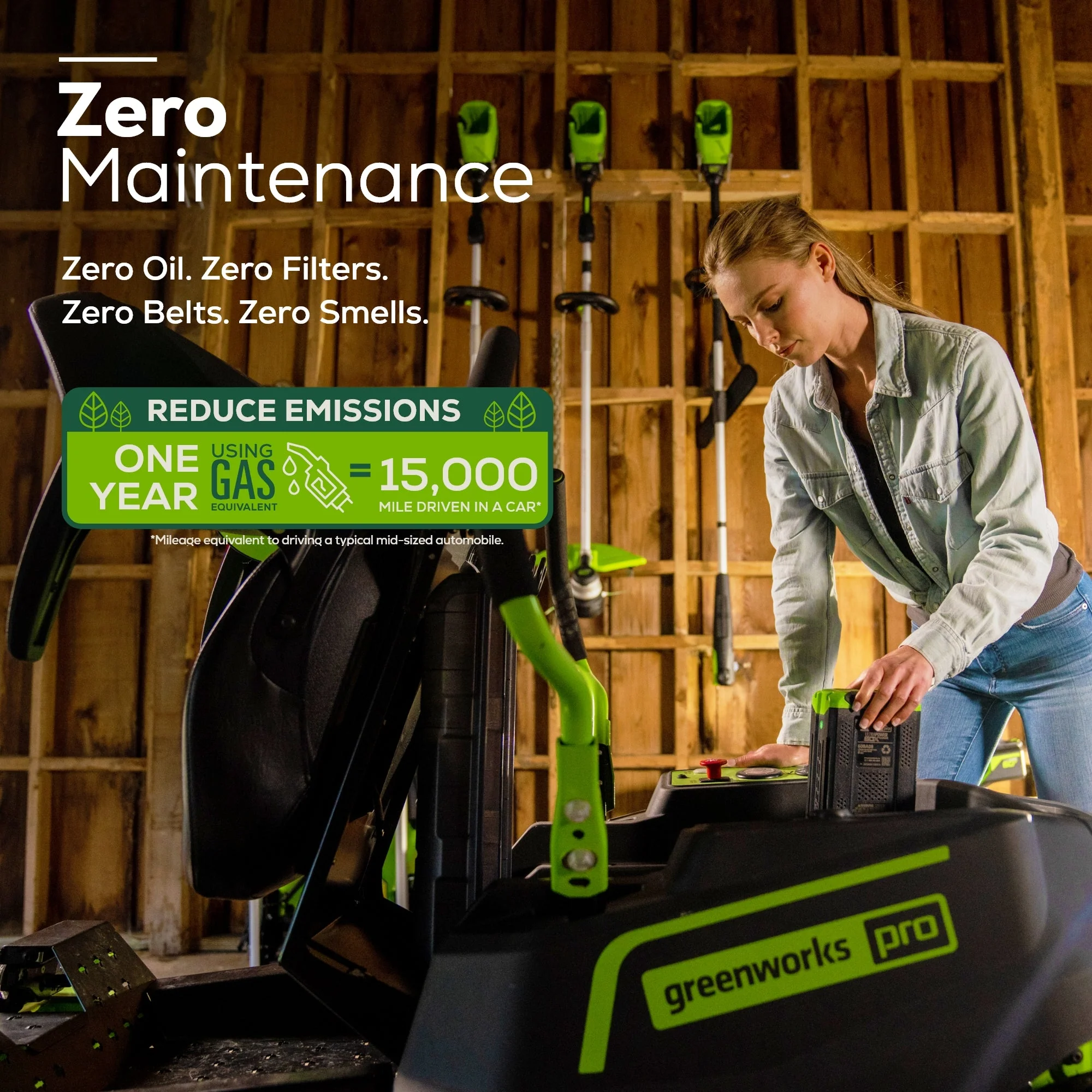 Greenworks 60V 42?? Electric CrossoverZ Zero Turn Mower with (4) 8 Ah Batteries and (2) Dual Port Turbo Chargers