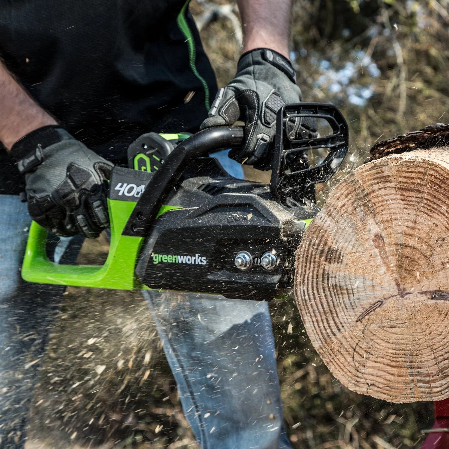 Greenworks 14″ 40 V Battery Powered Chainsaw