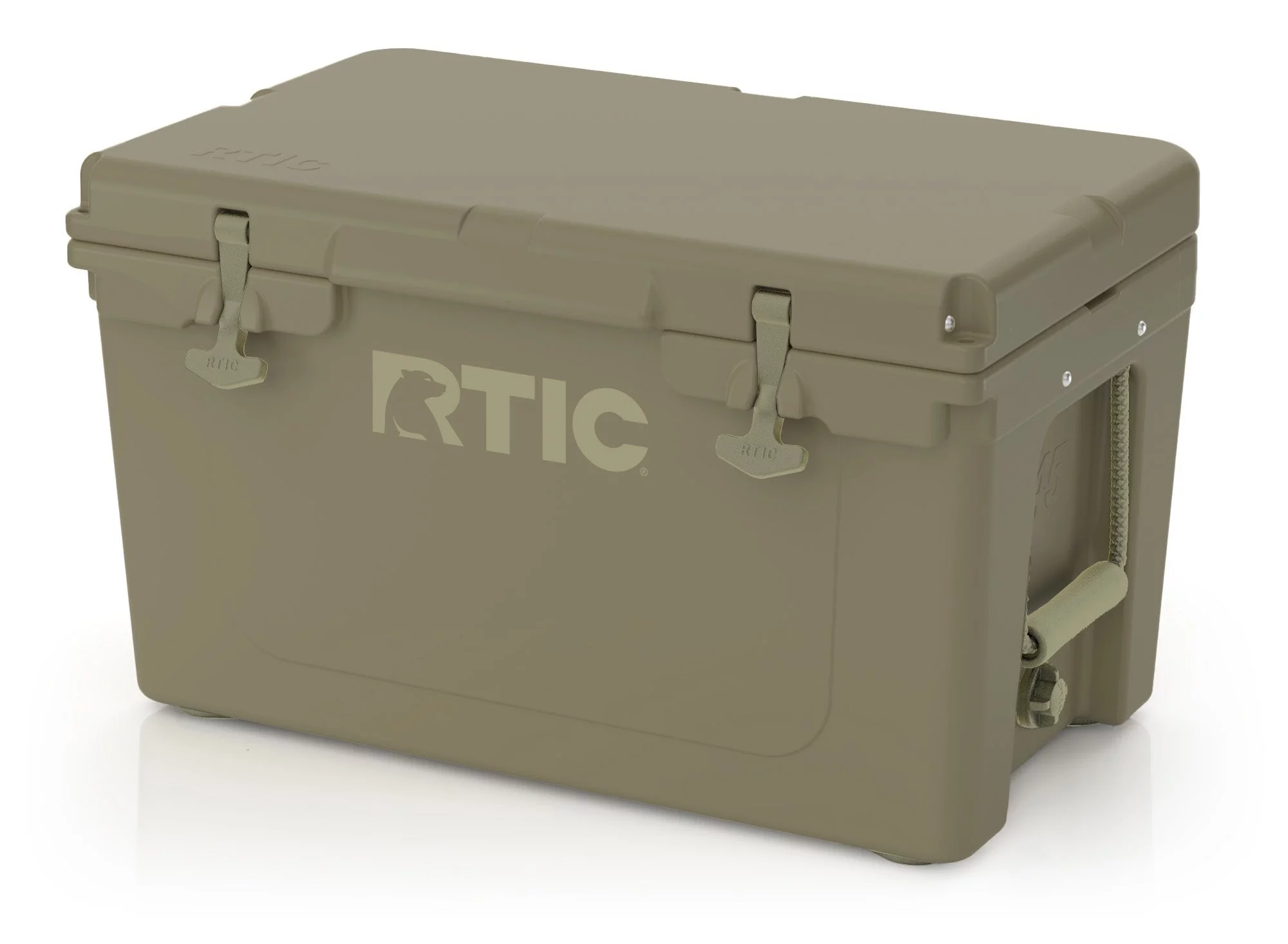 RTIC 45 qt Ultra-Tough Cooler, Insulated Portable Ice Chest for Beach, Drink, Beverage, Camping, Picnic, Fishing, Boat, Barbecue, Olive