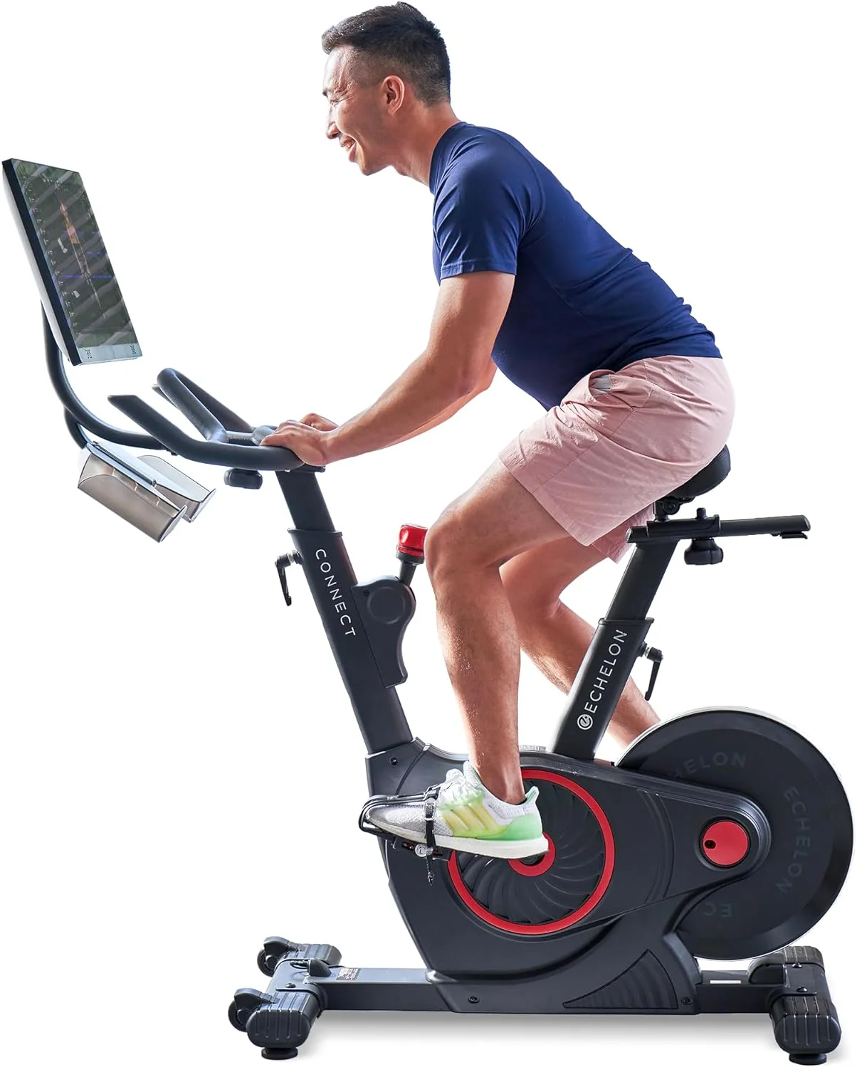 Echelon Smart Fitness Bike – 30-Day Free Membership, Compact Design, Cushioned Seat, Stable, 32 Resistance Levels, Bluetooth