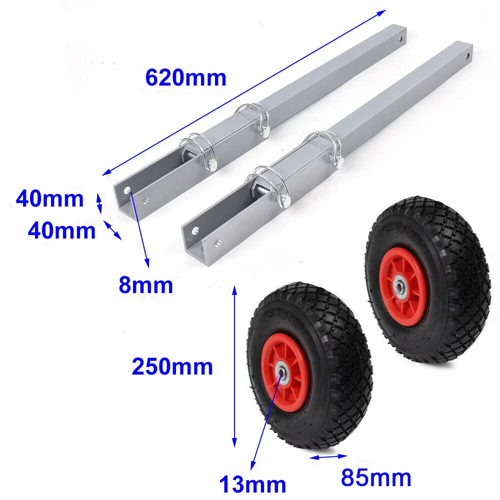 TFCFL Inflatable Boat Transom Launching Wheel For Inflatable Dinghy Yacht Tender Raft