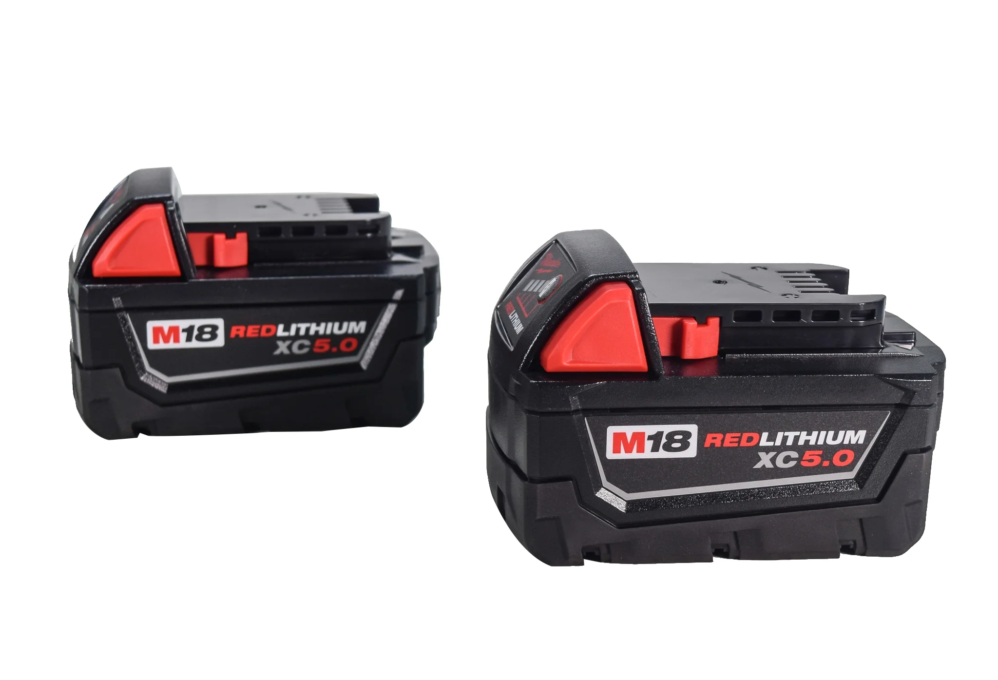 Milwaukee M18 18-Volt Lithium-Ion XC Starter Kit with Two 5.0Ah Batteries / Charger (48-59-1852B)