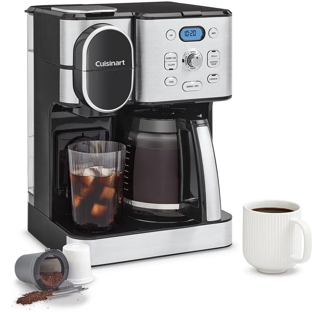 Cuisinart SS-16 Coffee Center Combo, Stainless Steel Bundle with 2 YR CPS Enhanced Protection Pack