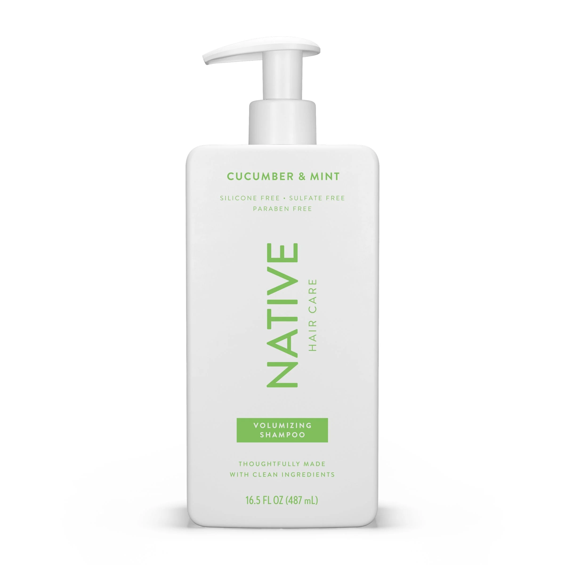 Native Volumizing Shampoo, Cucumber & Mint, Sulfate & Paraben Free, 16.5 oz