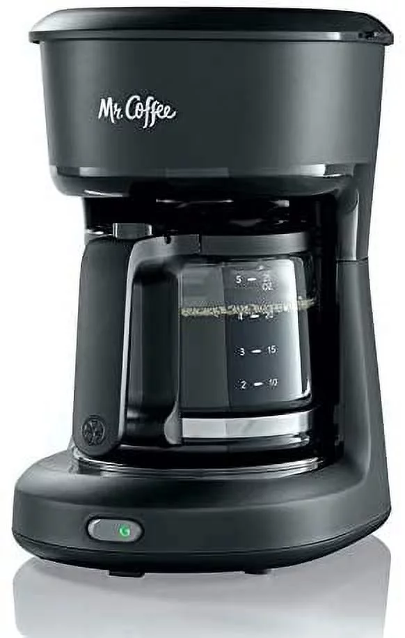 Mr. Coffee 2129512, 5-Cup Mini Brew Switch Coffee Maker, Black