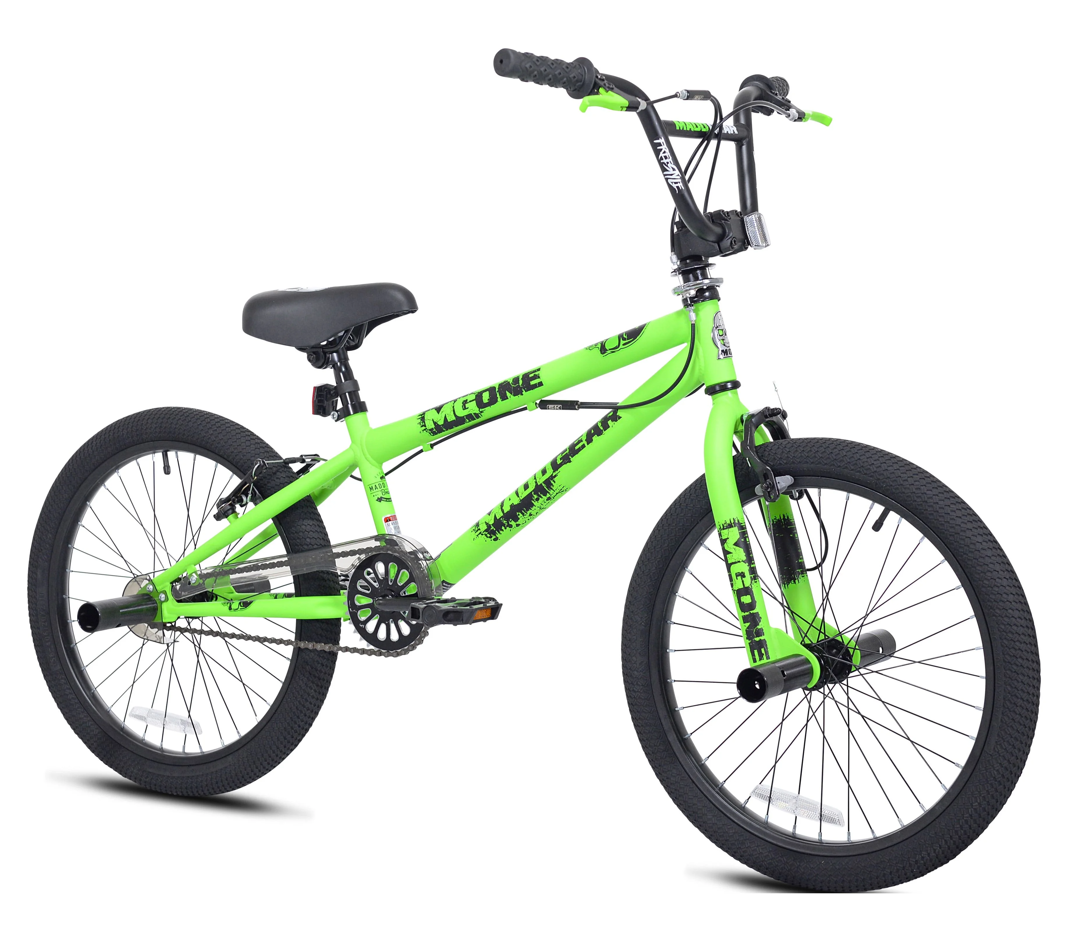 Madd Gear 20-inch Boy’s Freestyle BMX Bicycle, Green