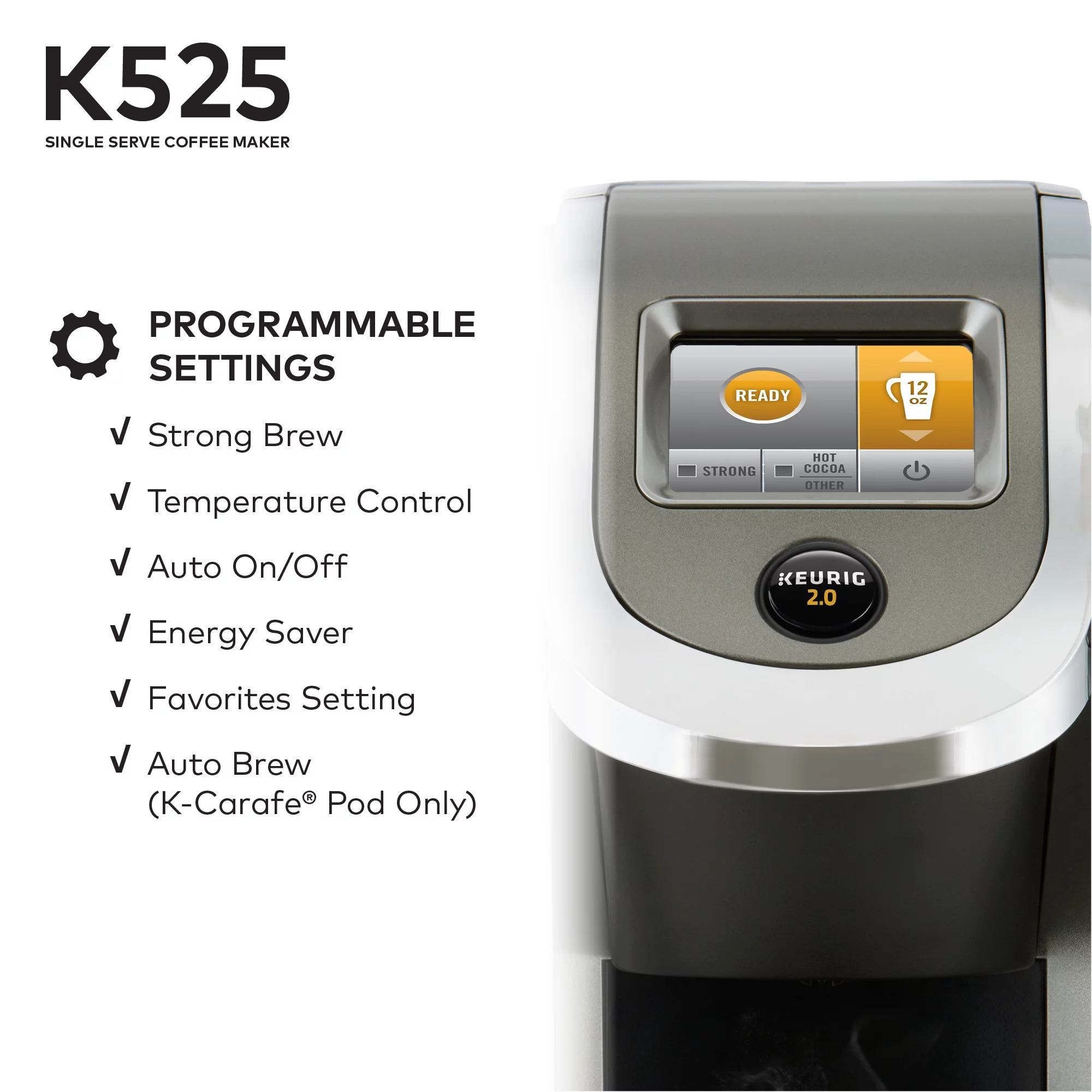 Keurig K525 Single Serve K-Cup Coffee Maker