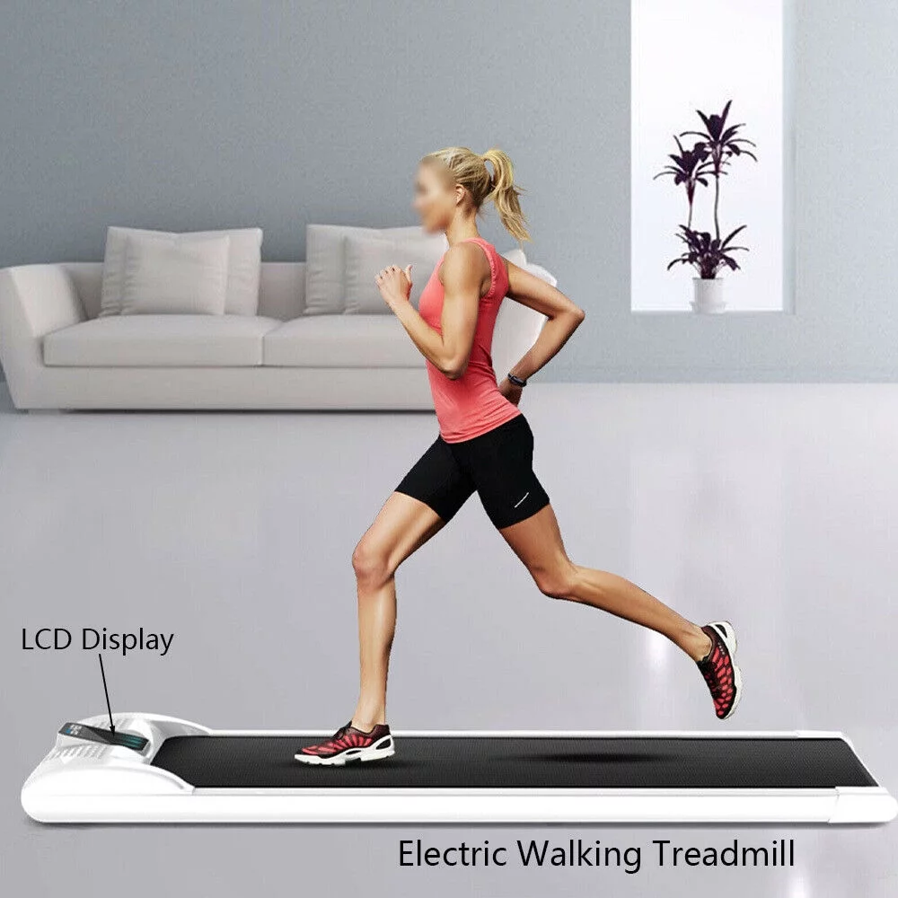 MIDUO 0.5 HP Folding Electric Treadmill Fitness Walking Machine Jogging Machine with LCD Display for Home Office