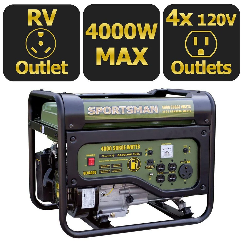 Sportsman Gasoline 4000W Portable Generator