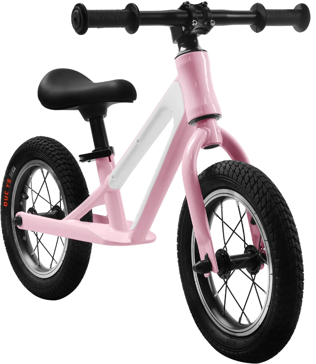 LONGGLE Kids Balance Bike for Toddlers, 12 inch Balance Bike for Kids Ages 1-5, Pink