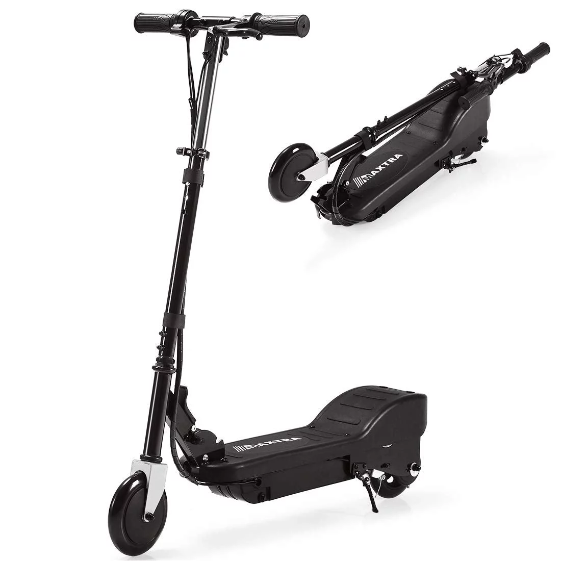 Maxtra Scooters E100 Electric Scooter for Kids Ages 6-12 – Up to 10 mph, Foldable and Adjustable Handlebar