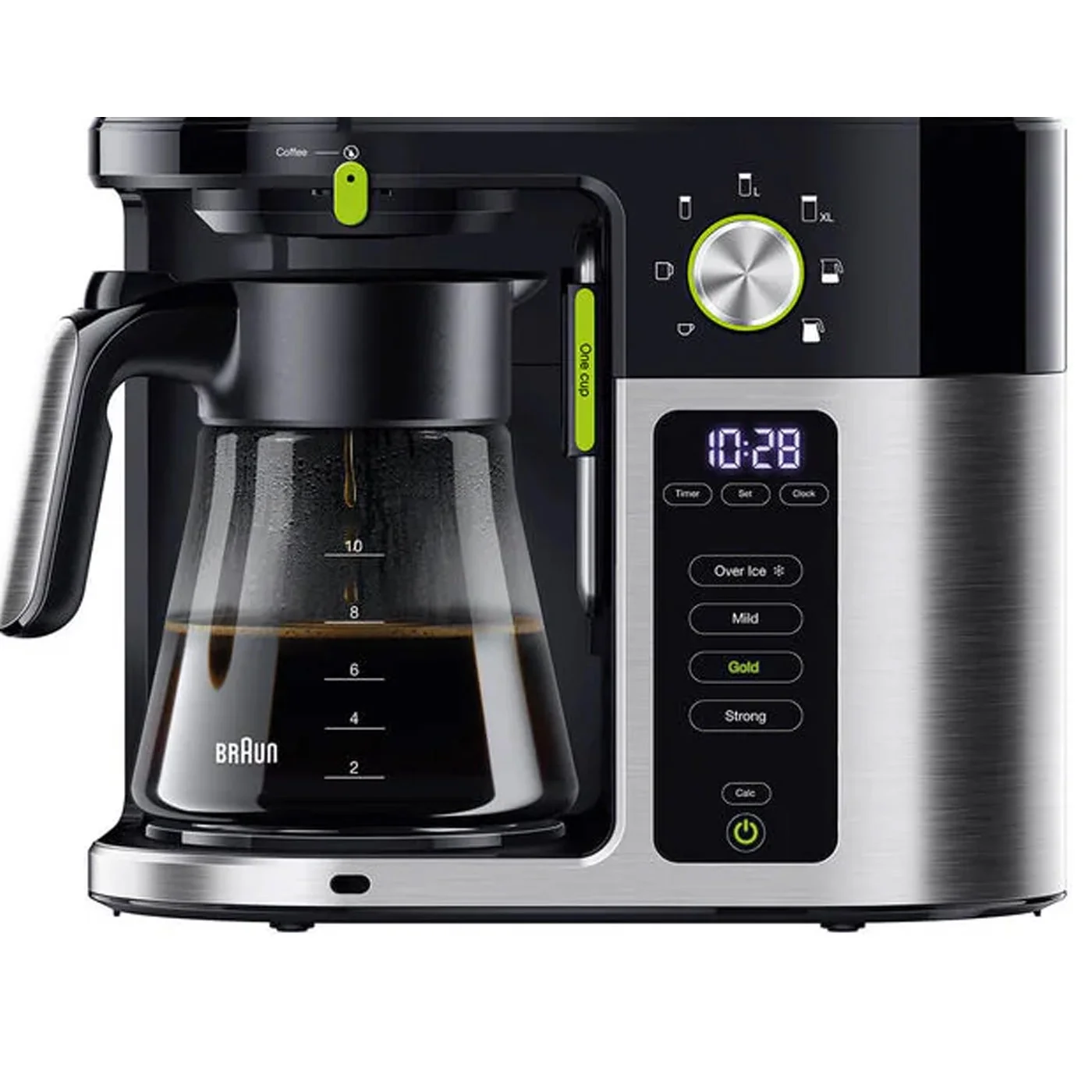 Braun MultiServe Drip Coffee Maker, Black KF9050 – (Renewed)